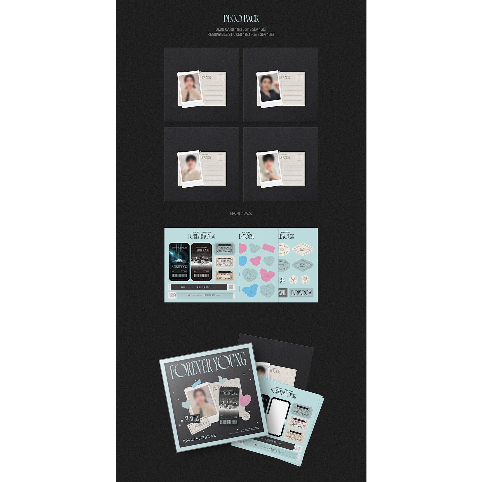 DAY6 DAY6 - 3RD WORLD TOUR [FOREVER YOUNG] Blu-ray + Photocard SET