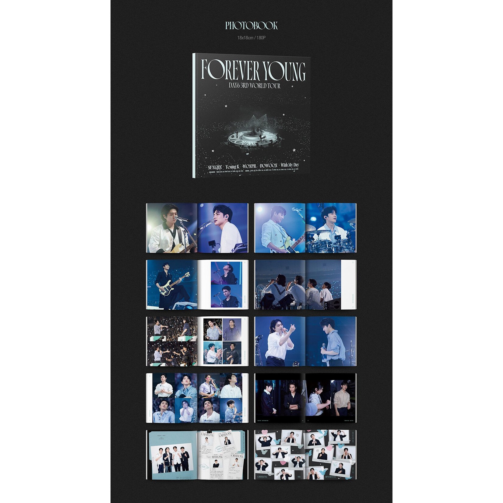 DAY6 DAY6 - 3RD WORLD TOUR [FOREVER YOUNG] Blu-ray + Photocard SET