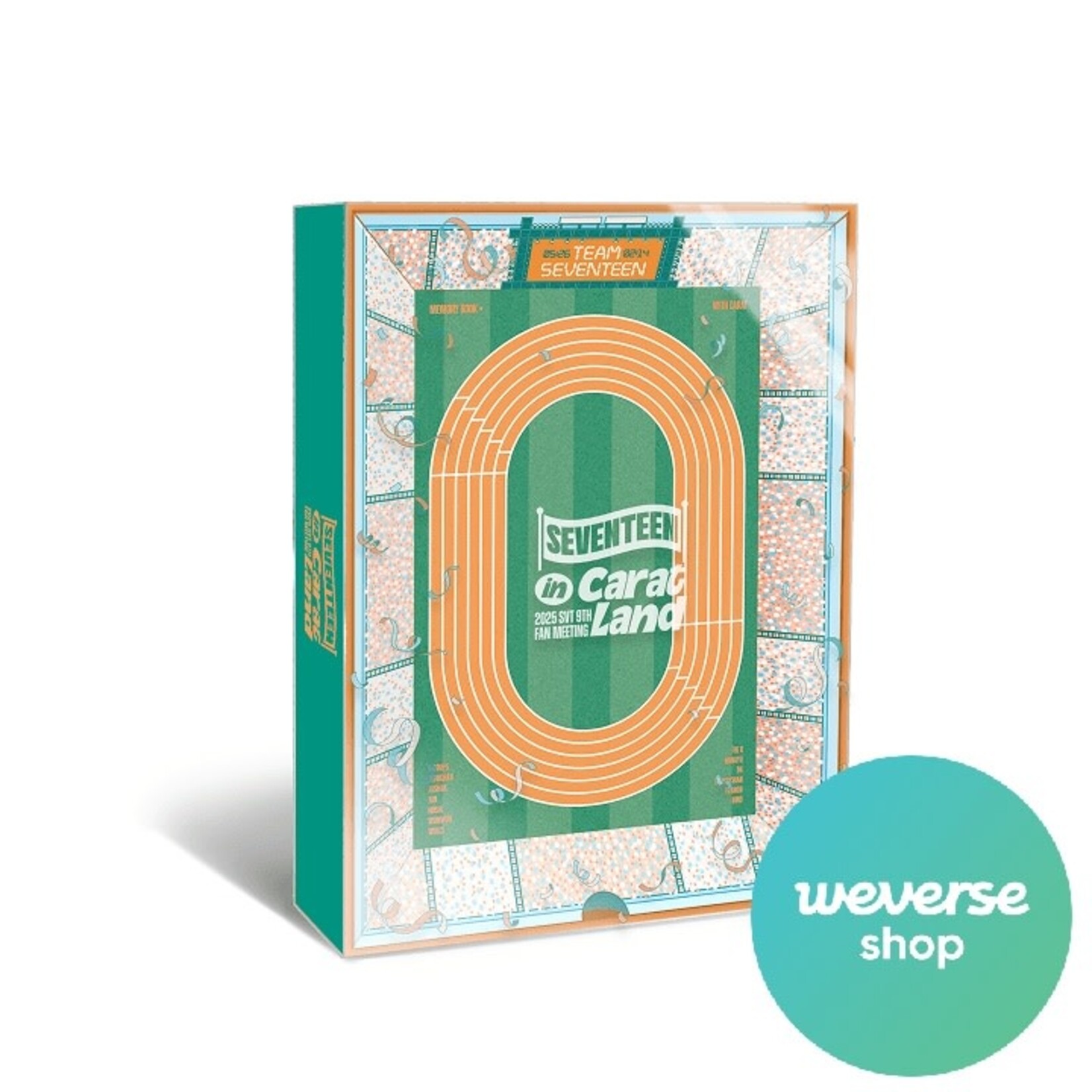 Seventeen SEVENTEEN - 2025 SVT 9TH FAN MEETING [SEVENTEEN IN CARAT LAND] MEMORY BOOK+ + Weverse Gift (WS)