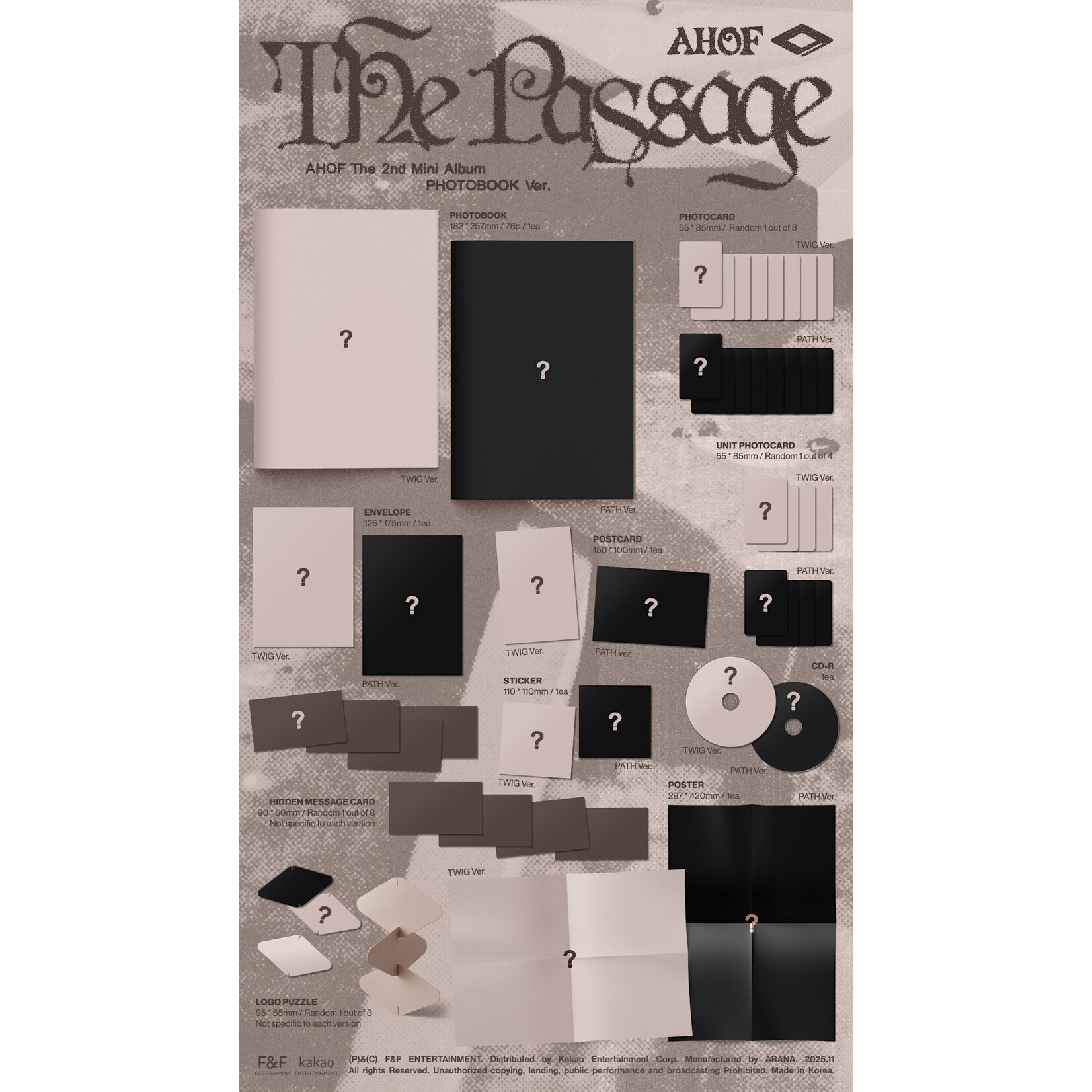AHOF AHOF - 2nd Mini Album [The Passage] (Photobook Ver.)