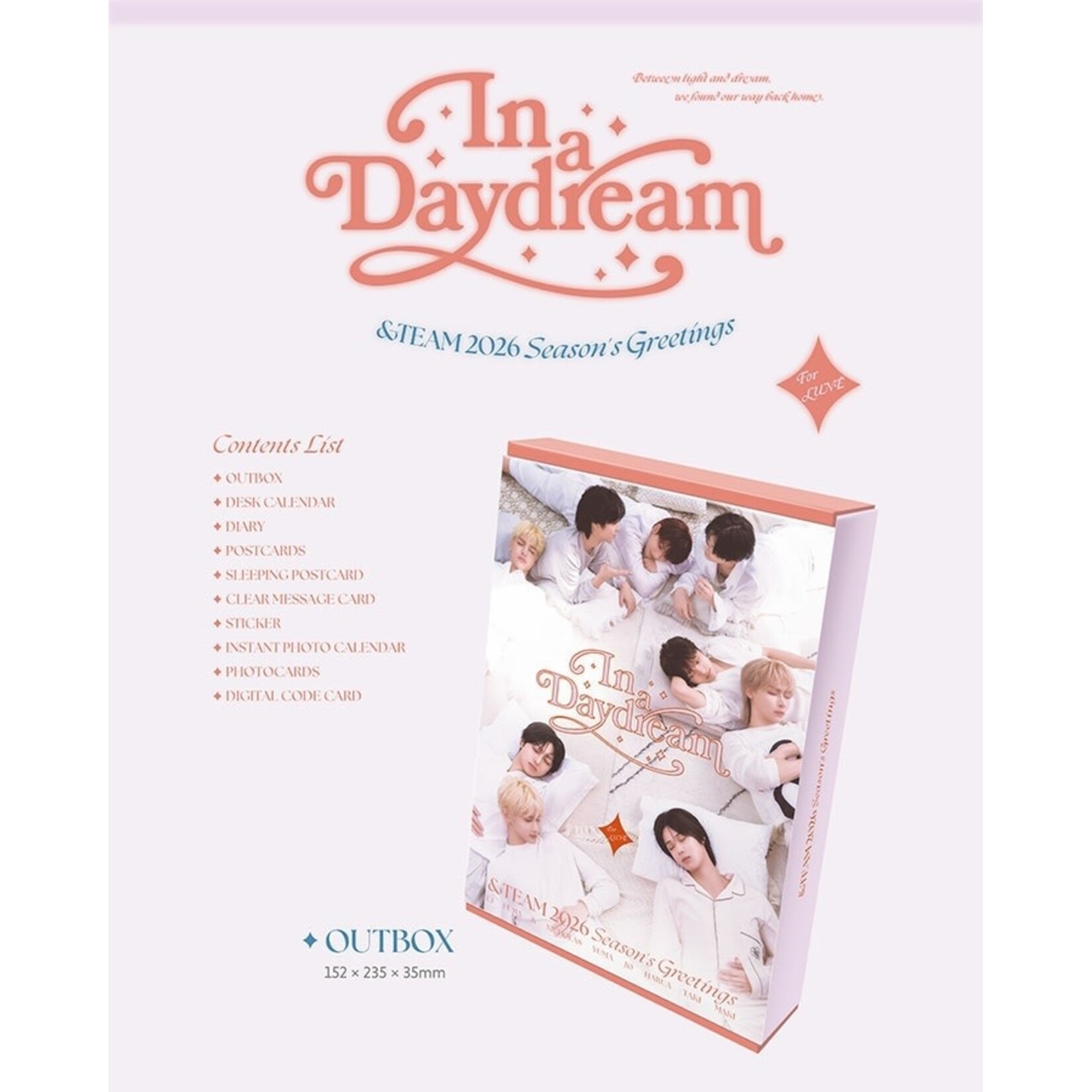 &Team &TEAM - 2026 SEASON'S GREETINGS 'In a Daydream + Weverse Gift (WS)