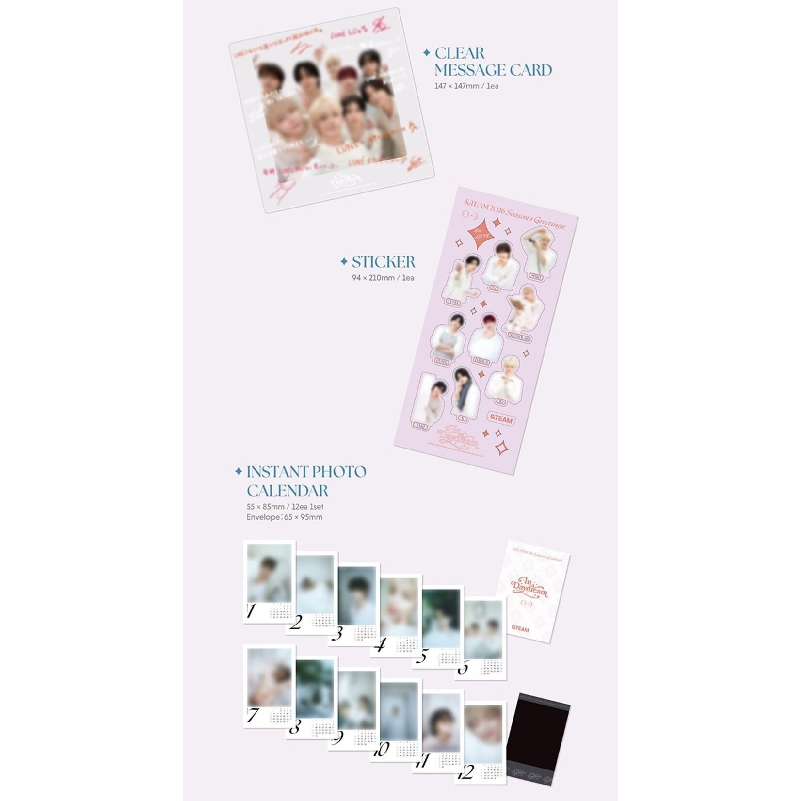 &Team &TEAM - 2026 SEASON'S GREETINGS 'In a Daydream + Weverse Gift (WS)