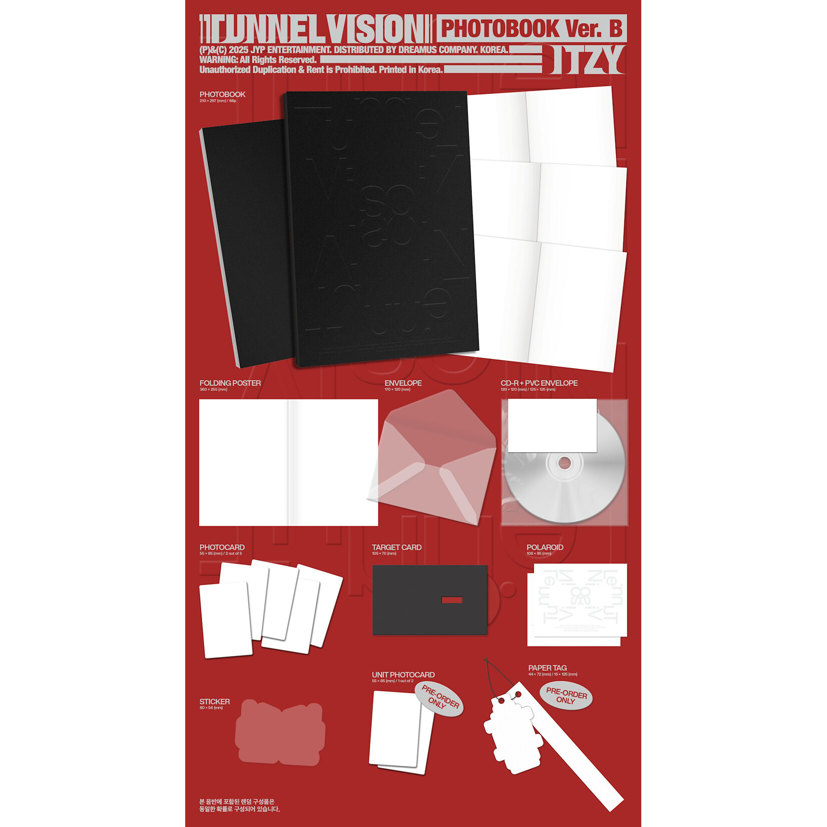 Itzy ITZY - TUNNEL VISION (Photobook Ver.)