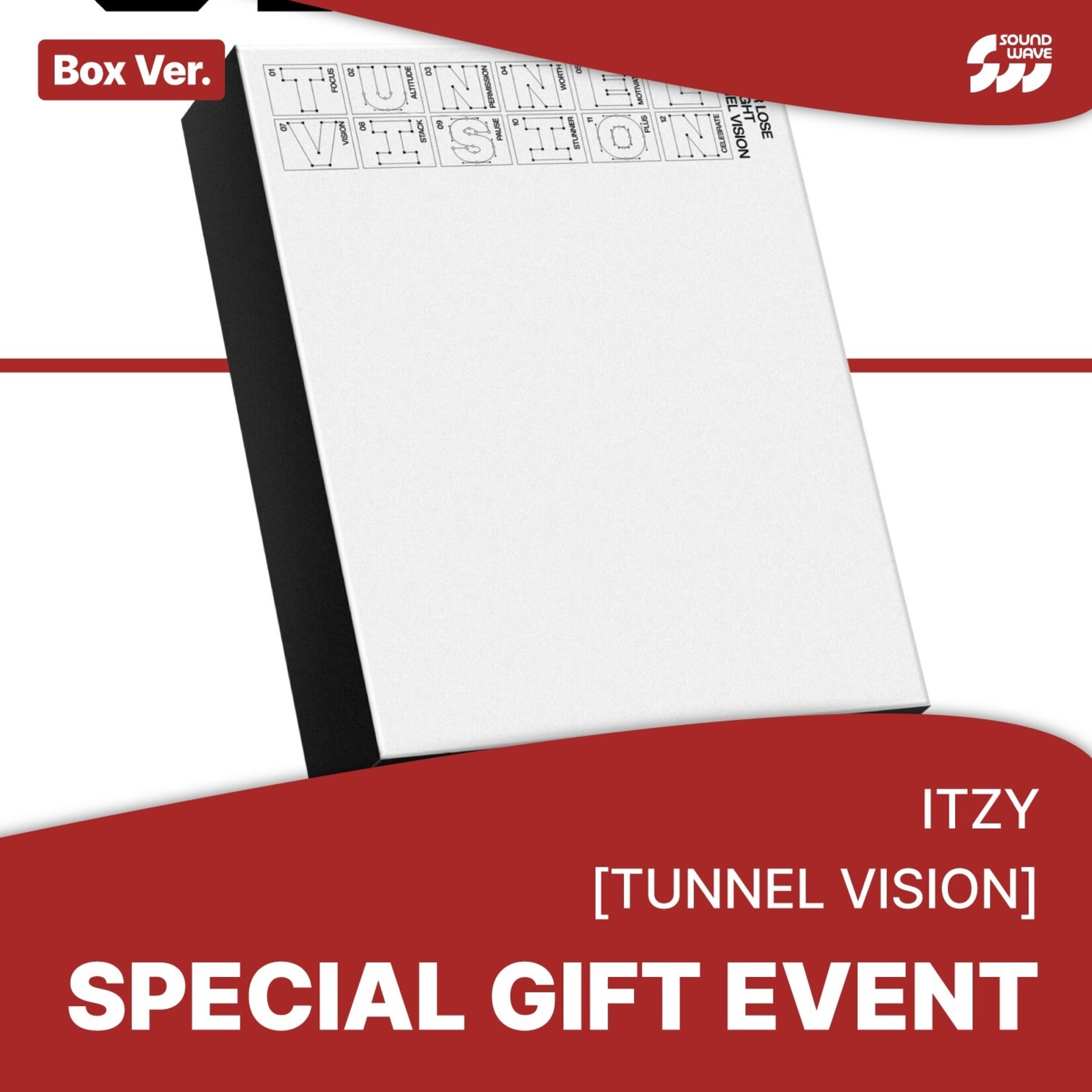 Itzy ITZY - TUNNEL VISION (Box Ver.) + Random Photocard (SW)
