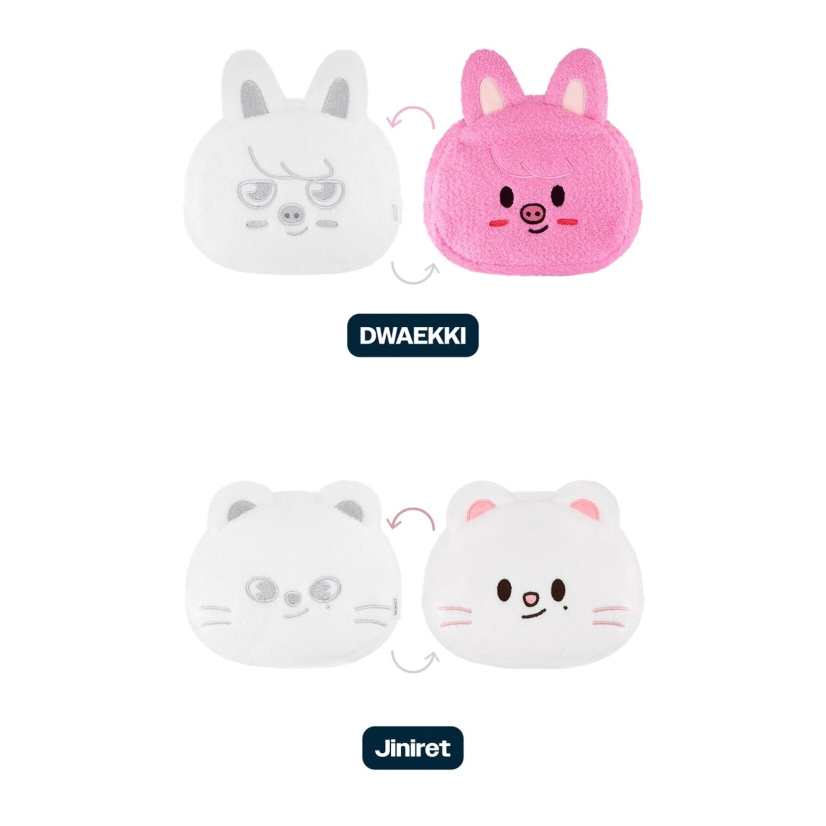 Stray Kids Stray Kids - [celebrATE] SKZOO REVERSIBLE FACE POUCH