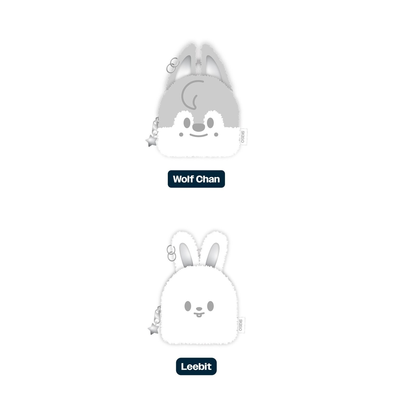 Stray Kids Stray Kids - [celebrATE] SKZOO ORIGINAL BACKPACK SILVER Ver.