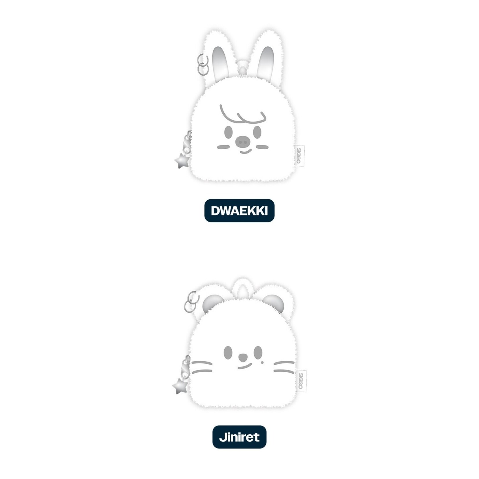Stray Kids Stray Kids - [celebrATE] SKZOO ORIGINAL BACKPACK SILVER Ver.