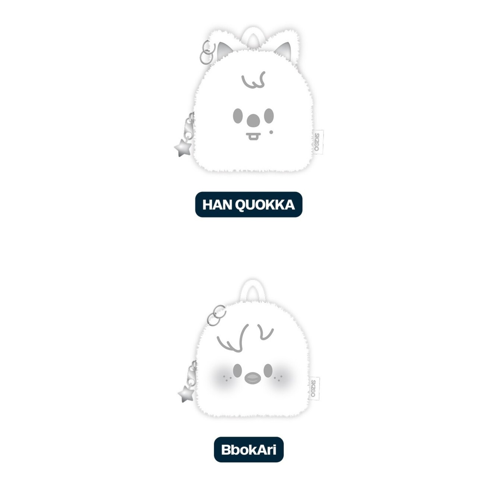 Stray Kids Stray Kids - [celebrATE] SKZOO ORIGINAL BACKPACK SILVER Ver.