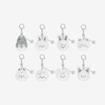 Stray Kids Stray Kids - [celebrATE] SKZOO FACE KEYRING SILVER Ver.