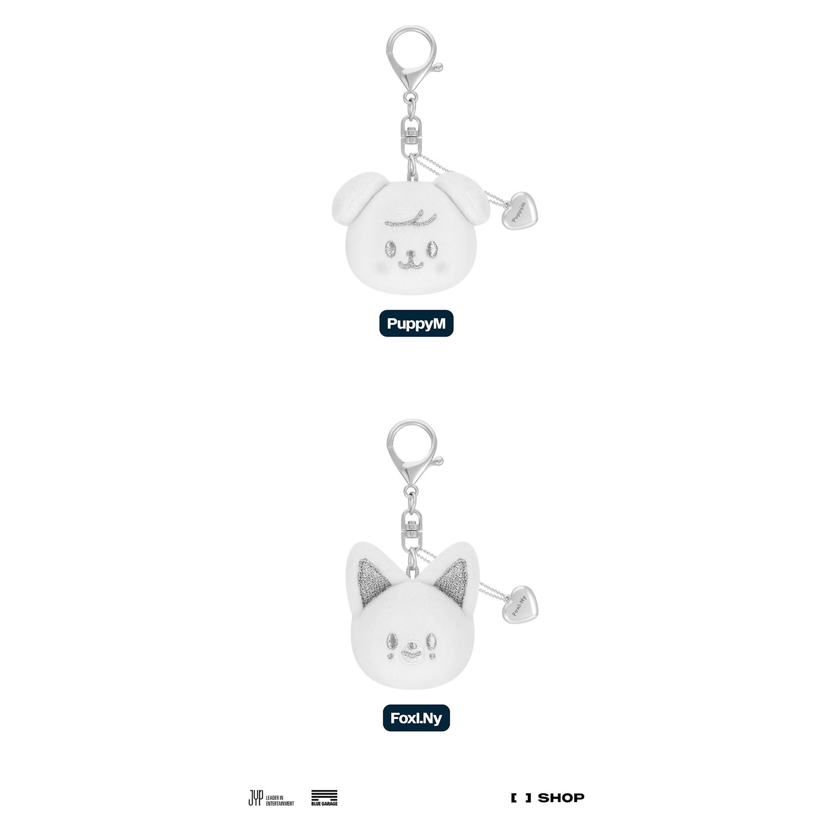 Stray Kids Stray Kids - [celebrATE] SKZOO FACE KEYRING SILVER Ver.