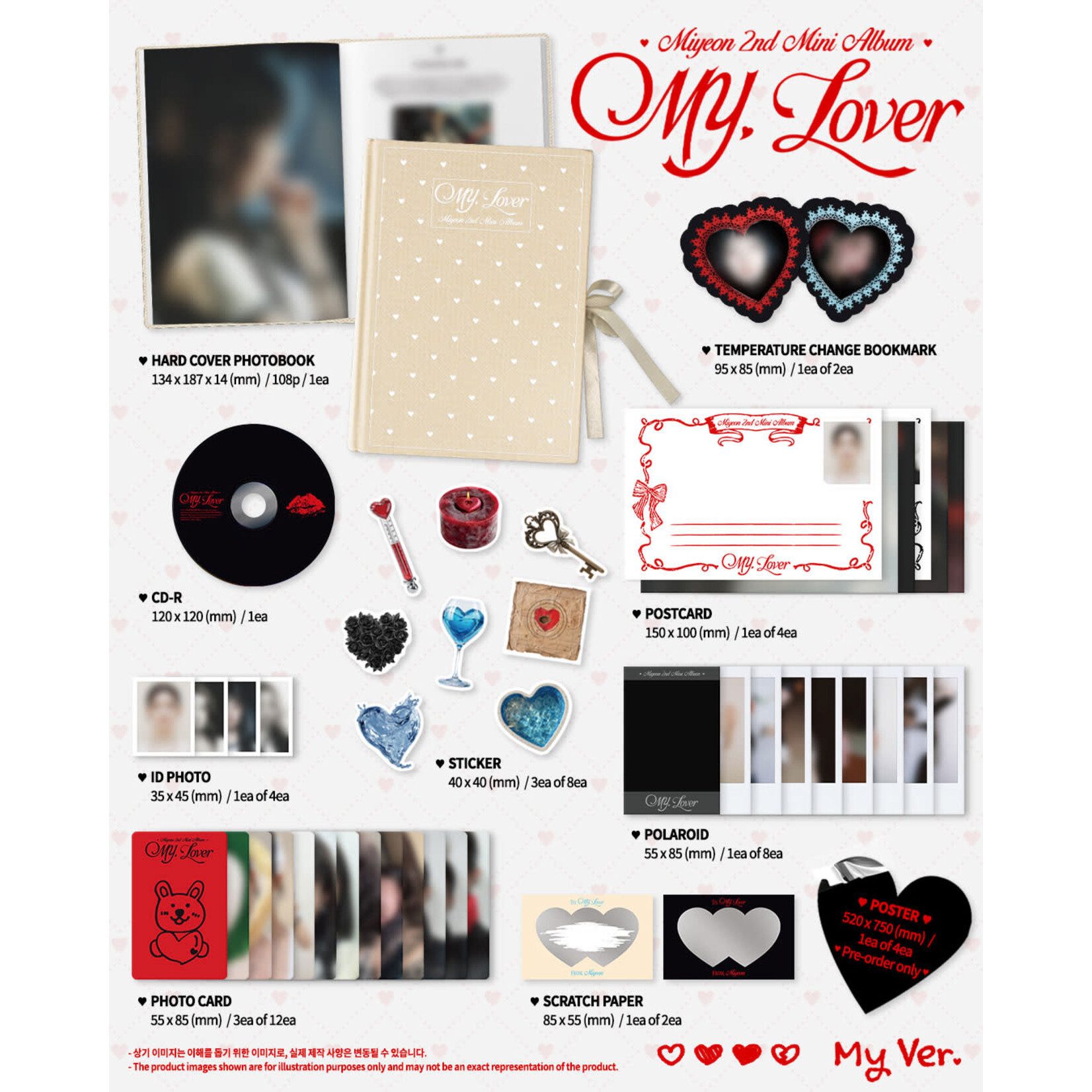 i-dle* MIYEON - 2nd Mini Album [MY, Lover]