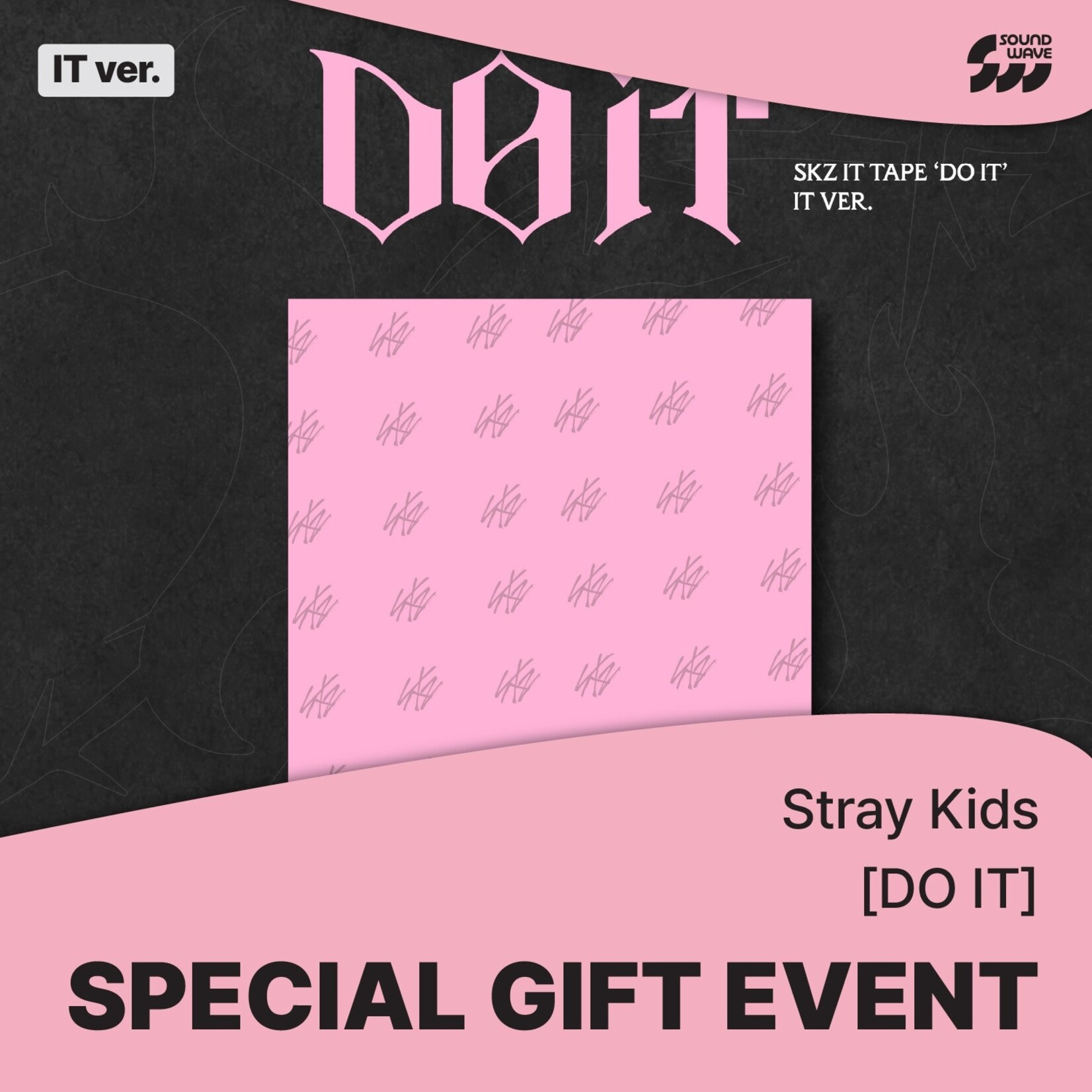 Stray Kids Stray Kids - SKZ IT TAPE ‘DO IT’ (IT VER.) + Random Photocard (SW)