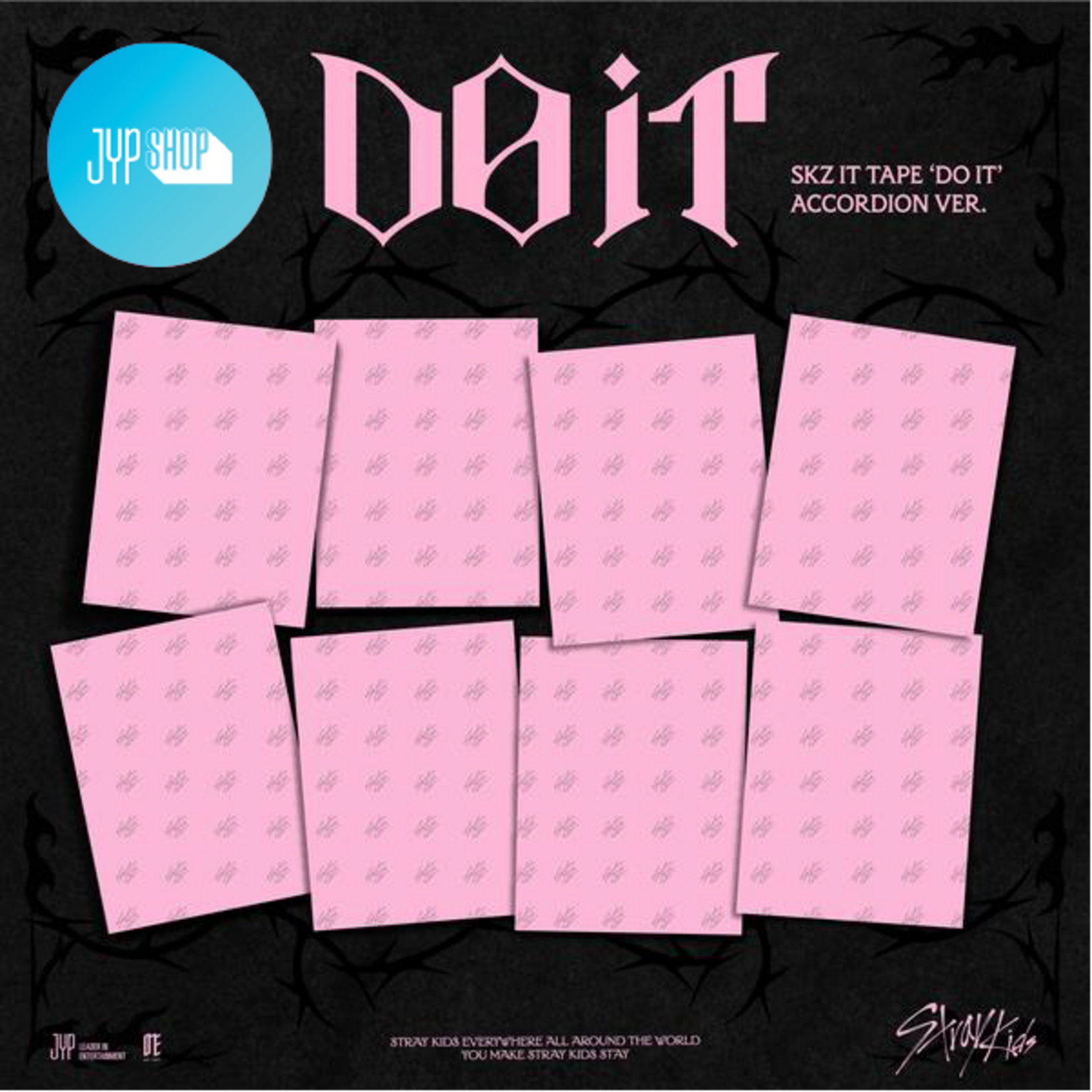 Stray Kids Stray Kids - SKZ IT TAPE ‘DO IT’ (ACCORDION VER.) + Random Photocard (FANS SHOP)