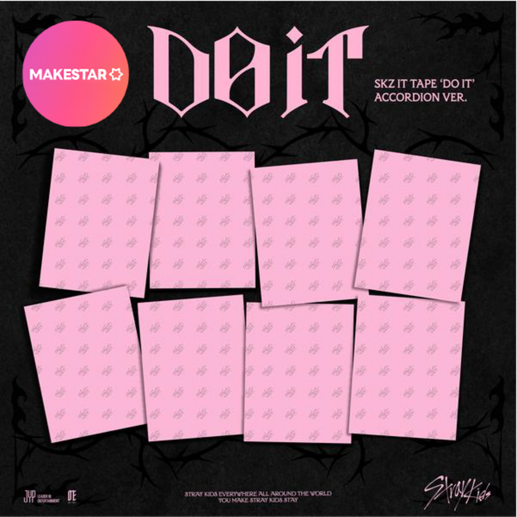 Stray Kids Stray Kids - SKZ IT TAPE ‘DO IT’ (ACCORDION VER.) + Random Photocard (MAKESTAR)