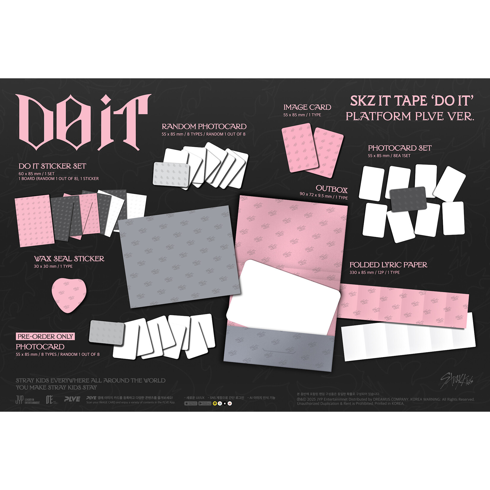 Stray Kids Stray Kids - SKZ IT TAPE ‘DO IT’ (PLATFORM PLVE VER.) + Random Photocard (MAKESTAR)