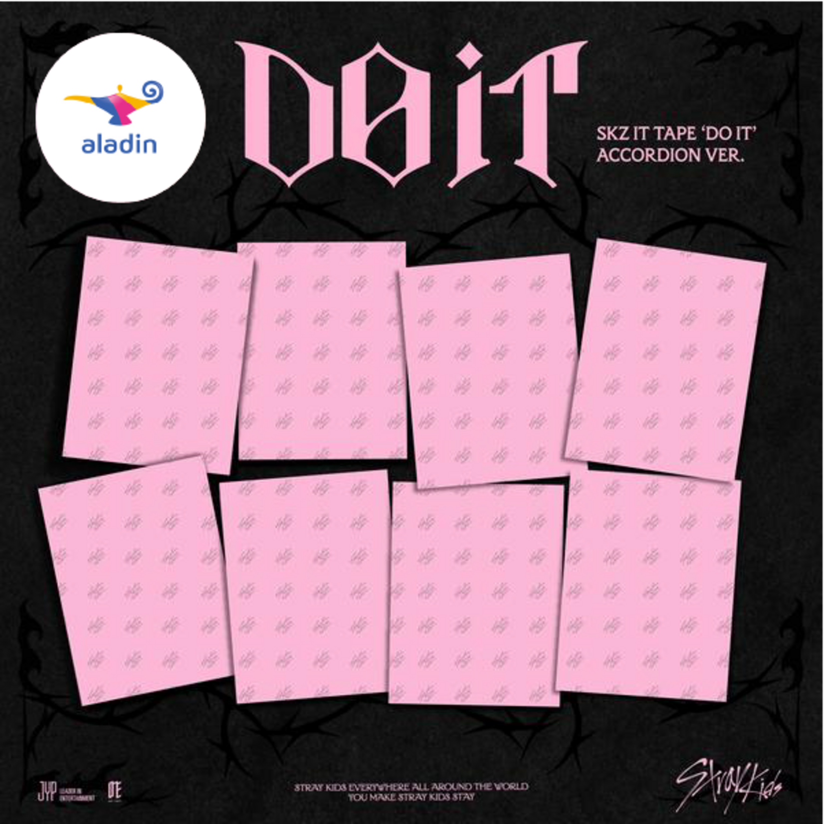 Stray Kids Stray Kids - SKZ IT TAPE ‘DO IT’ (ACCORDION VER.) + Random Photocard (ALADIN)