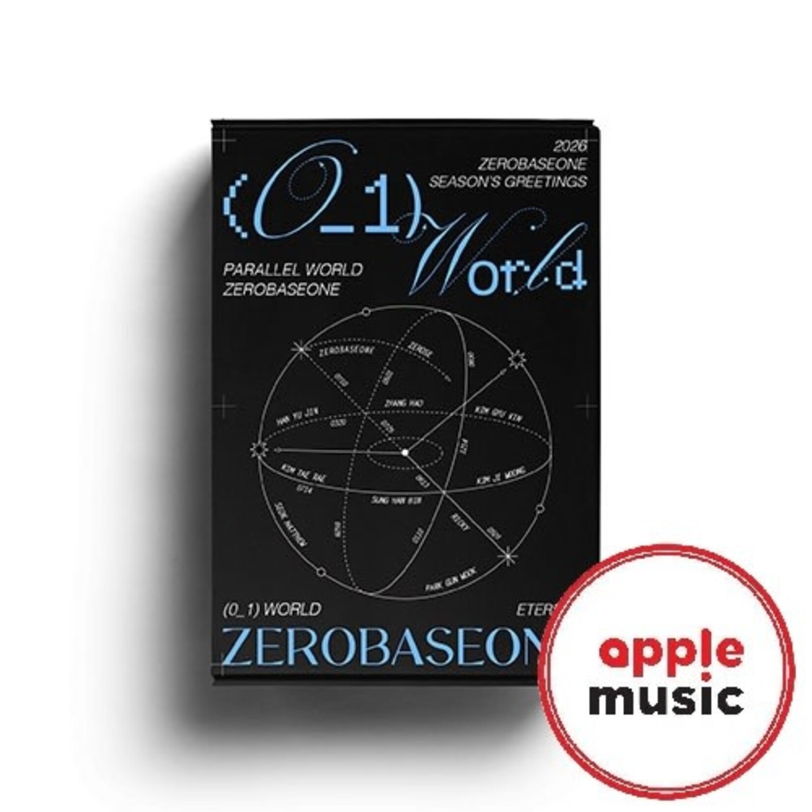 ZeroBaseOne ZEROBASEONE - 2026 SEASON'S GREETING'S [(0_1) World] + Selfie Photocard Set (APPLEMUSIC)