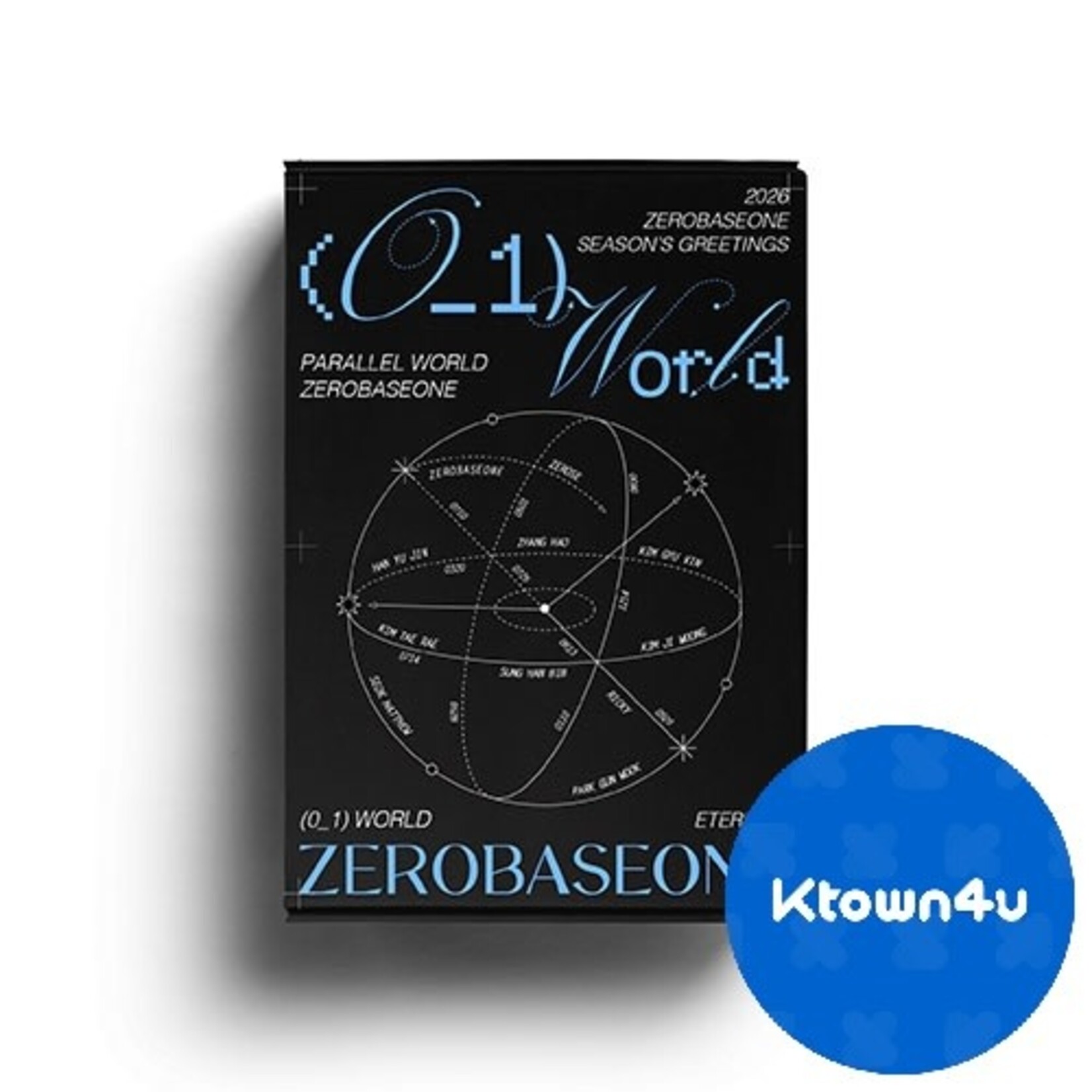 ZeroBaseOne ZEROBASEONE - 2026 SEASON'S GREETING'S [(0_1) World] + Selfie Photocard Set (KTOWN4U)