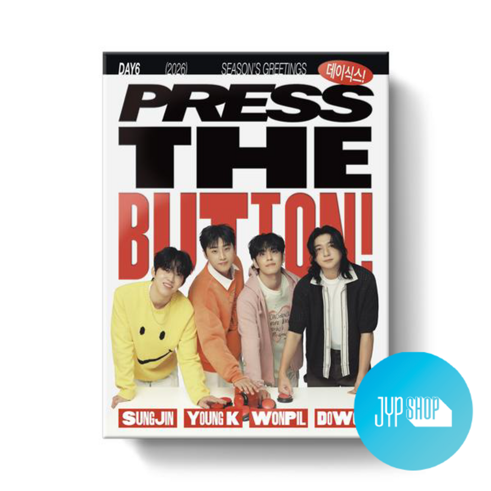 DAY6 DAY6 - 2026 SEASON'S GREETINGS [PRESS THE BUTTON] + Photocard SET (FANS SHOP)