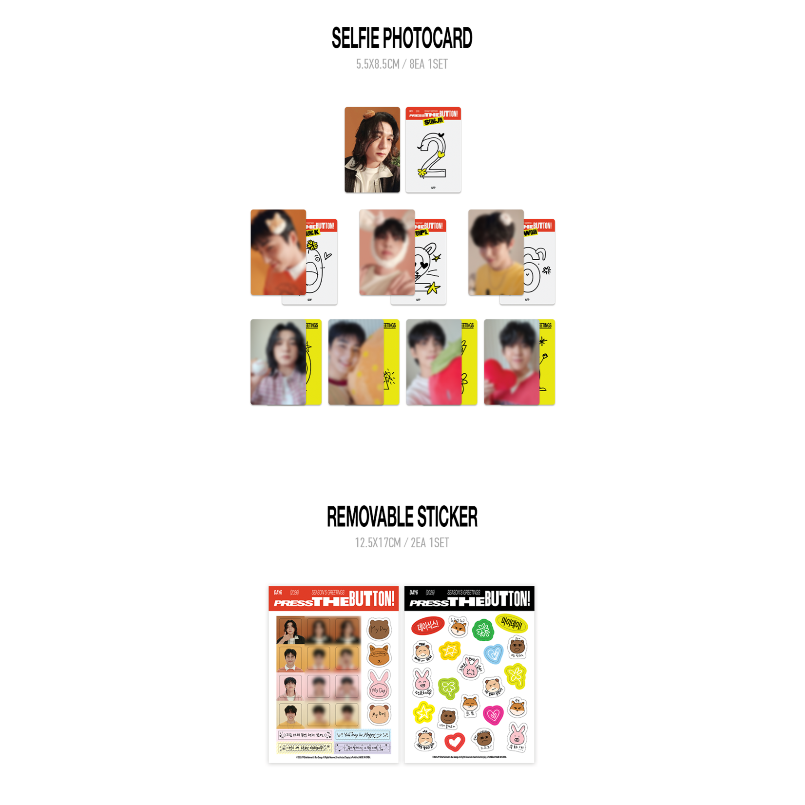 DAY6 DAY6 - 2026 SEASON'S GREETINGS [PRESS THE BUTTON] + Photocard SET (FANS SHOP)
