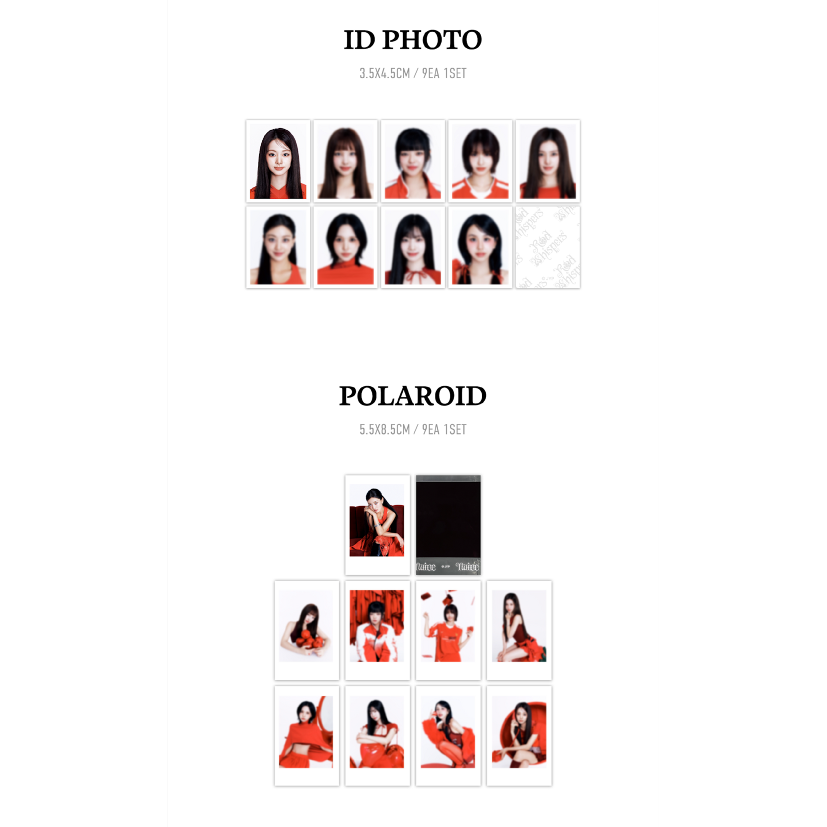 Twice TWICE - 2026 SEASON'S GREETINGS [RED WHISPERS] + Photocard SET (FANS SHOP)