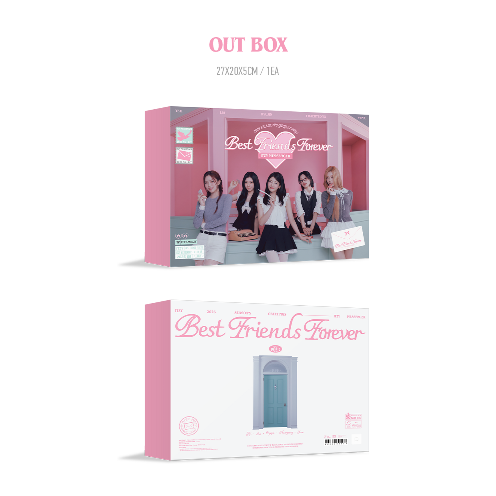 Itzy ITZY - 2026 SEASON'S GREETINGS [Best Friends Forever] + Photocard SET (FANS SHOP)