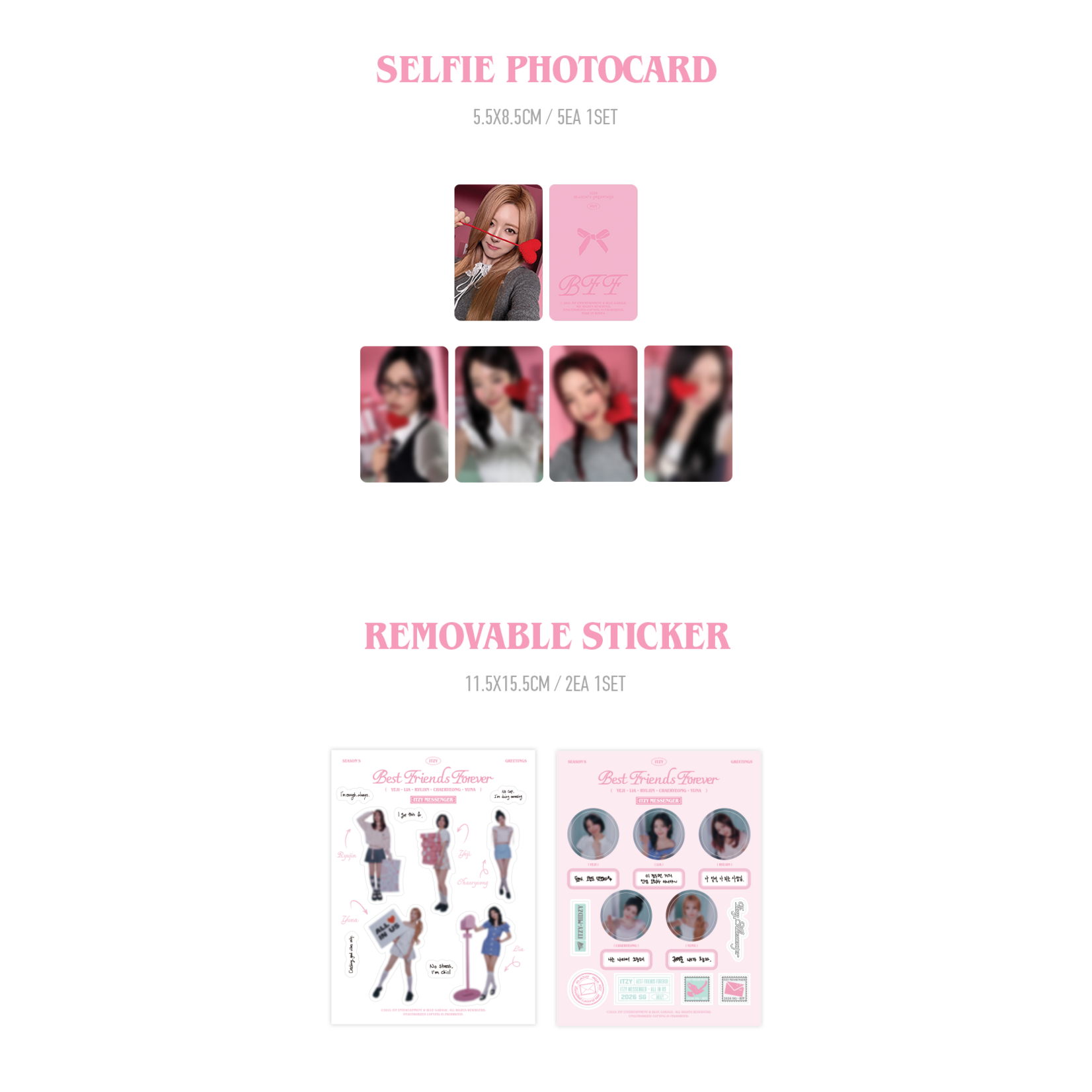 Itzy ITZY - 2026 SEASON'S GREETINGS [Best Friends Forever] + Photocard SET (FANS SHOP)