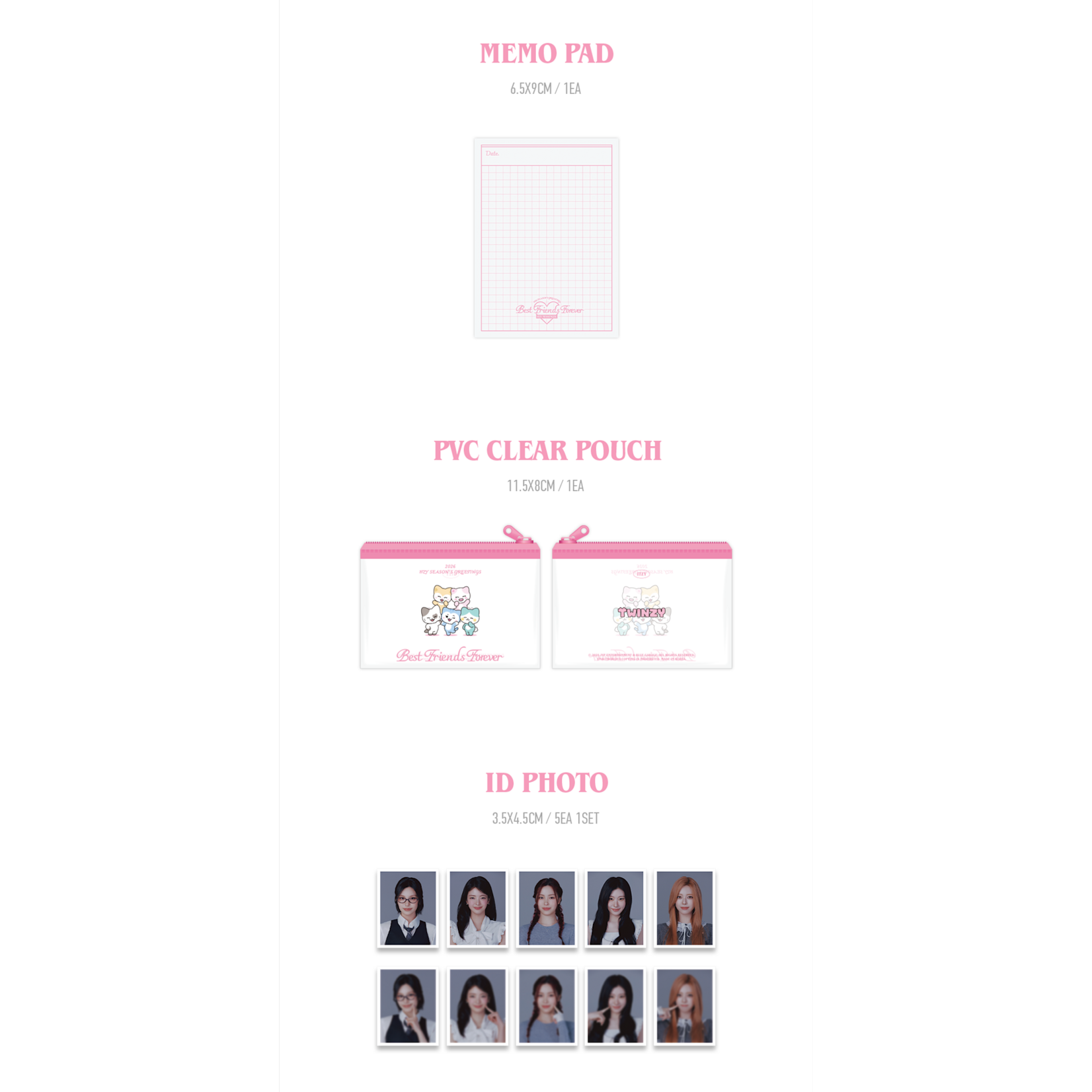 Itzy ITZY - 2026 SEASON'S GREETINGS [Best Friends Forever] + Photocard SET (FANS SHOP)