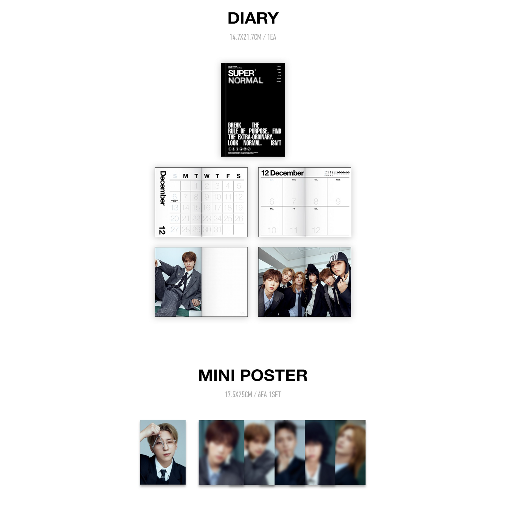 Xdinary Heroes Xdinary Heroes - 2026 SEASON'S GREETINGS [SUPER NORMAL] + Photocard SET (FANS SHOP)
