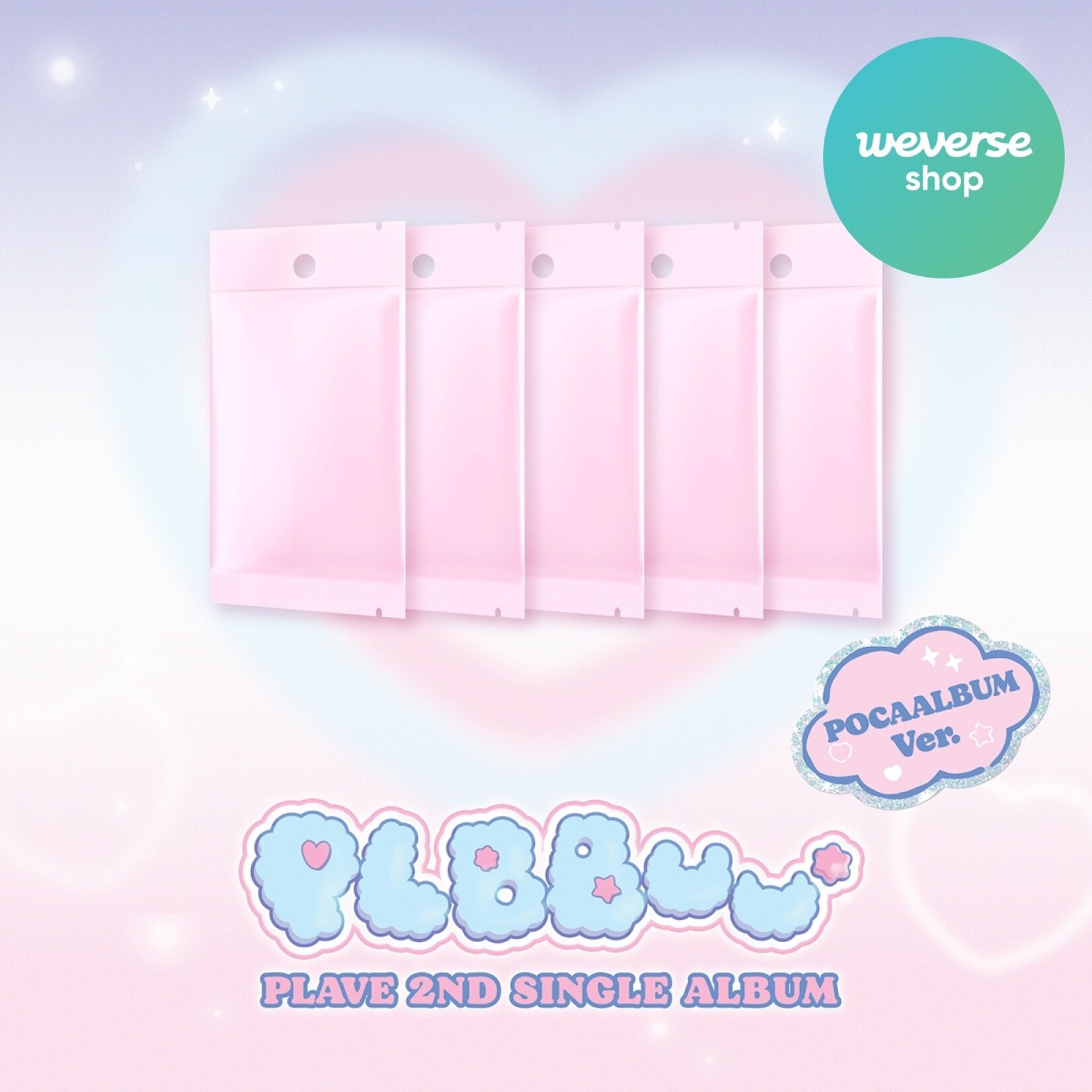 PLAVE PLAVE - 2nd Single Album 'PLBBUU' (POCAALBUM Ver.) + Weverse Gift (WS)