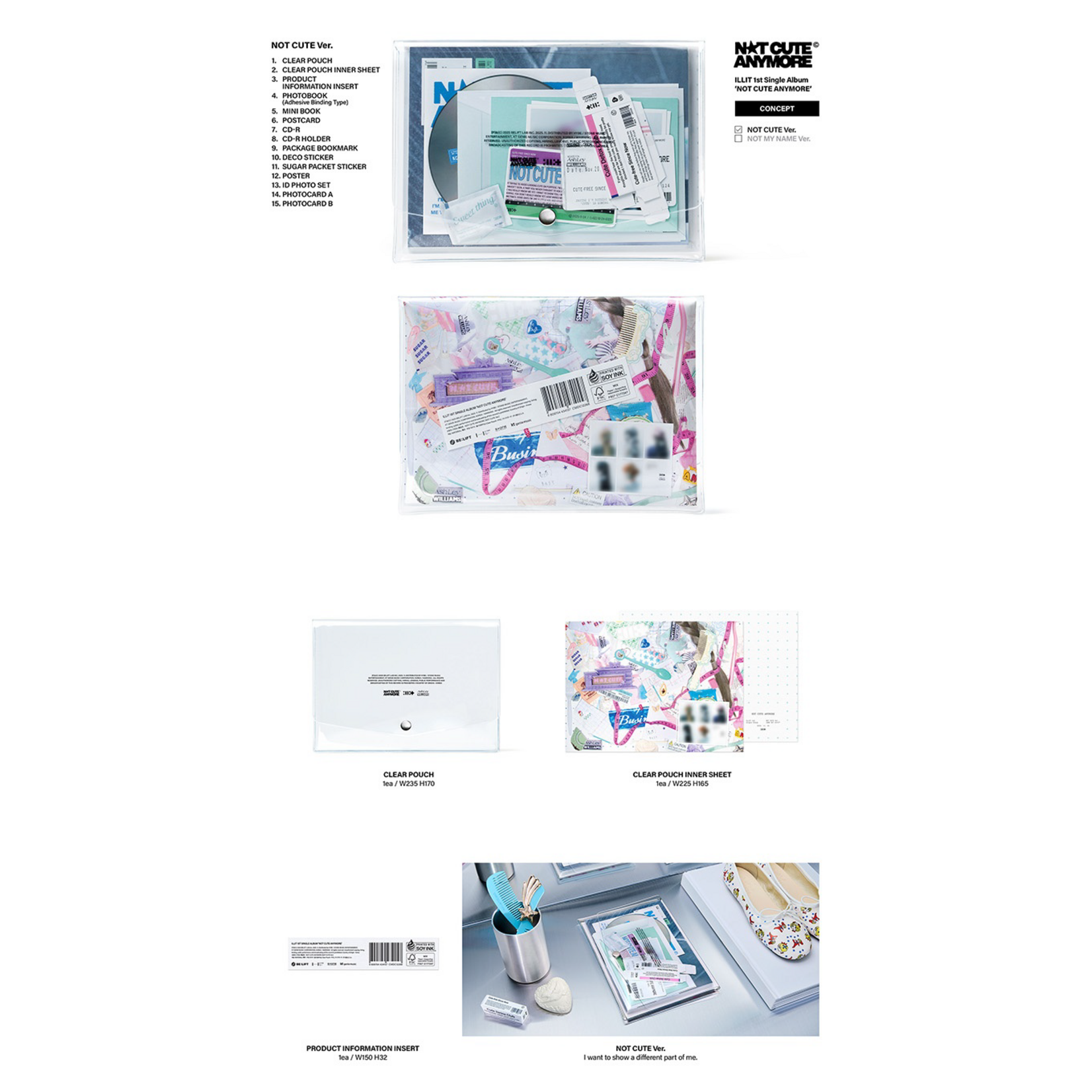 ILLIT ILLIT - 1st Single Album [NOT CUTE ANYMORE] (Photobook Ver.)