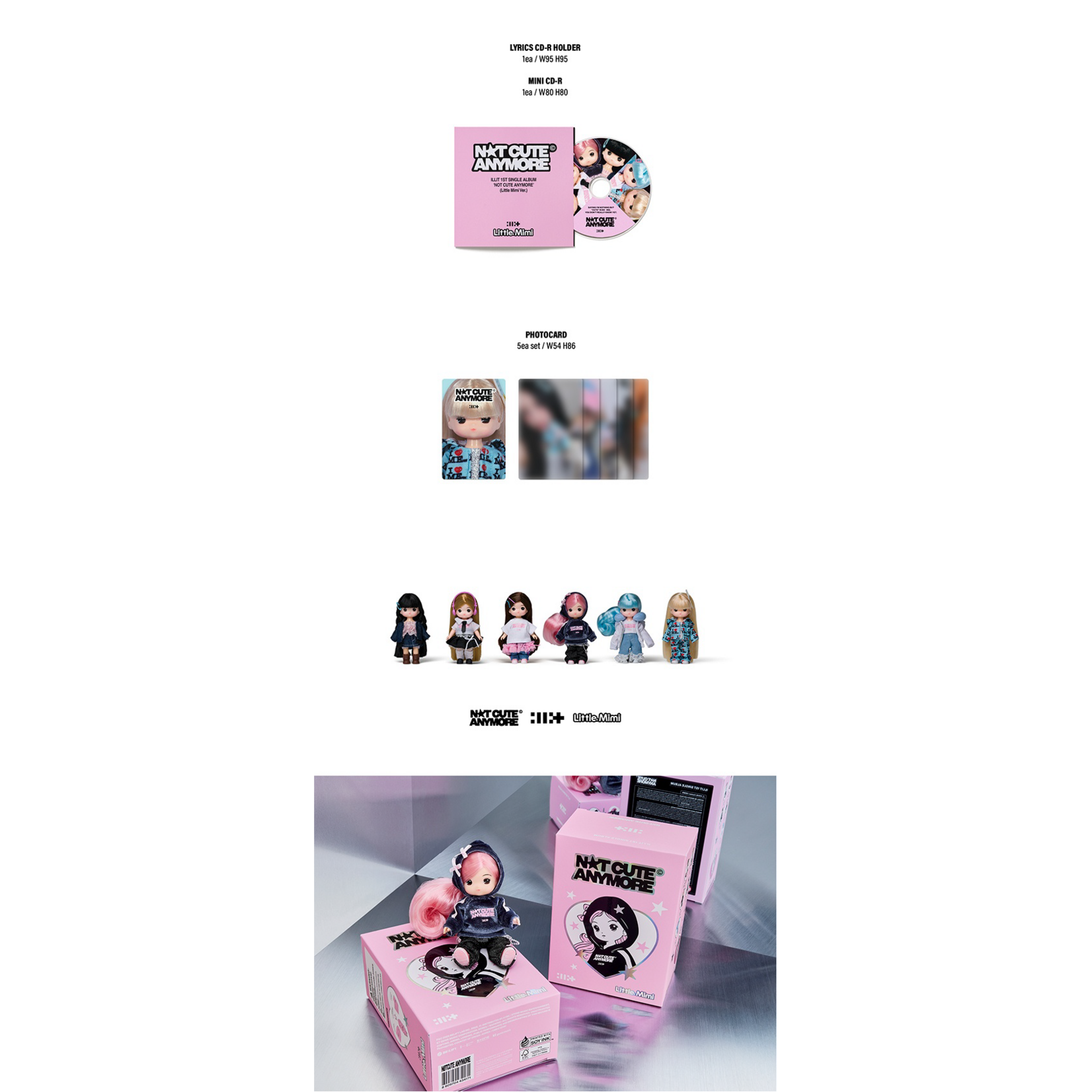 ILLIT ILLIT - 1st Single Album [NOT CUTE ANYMORE] (Little Mimi Ver.)