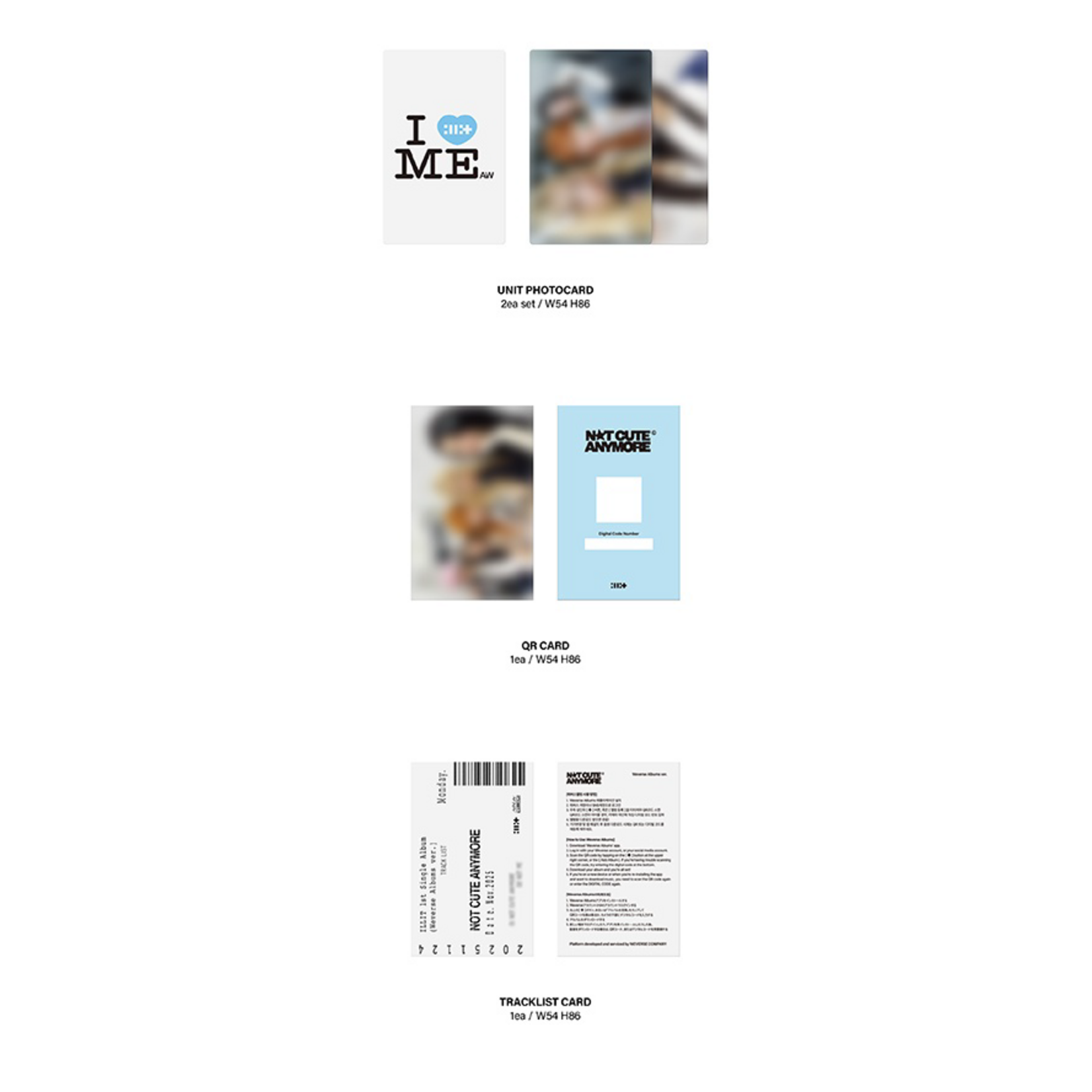 ILLIT ILLIT - 1st Single Album [NOT CUTE ANYMORE] (Weverse Albums ver.) + Weverse Gift (WS)