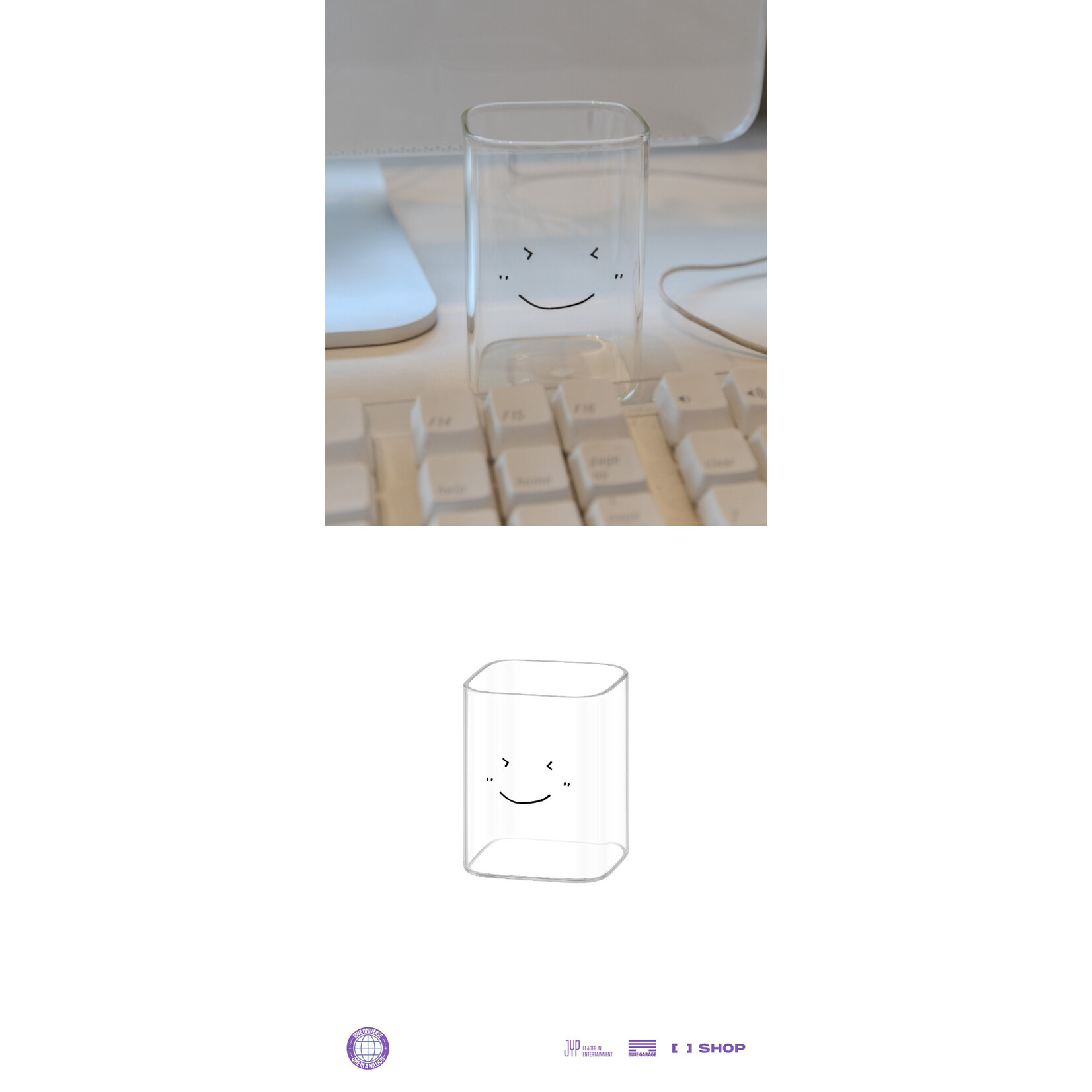 Twice TWICE - [10VE UNIVERSE] DAHYUN RECTANGULAR GLASS