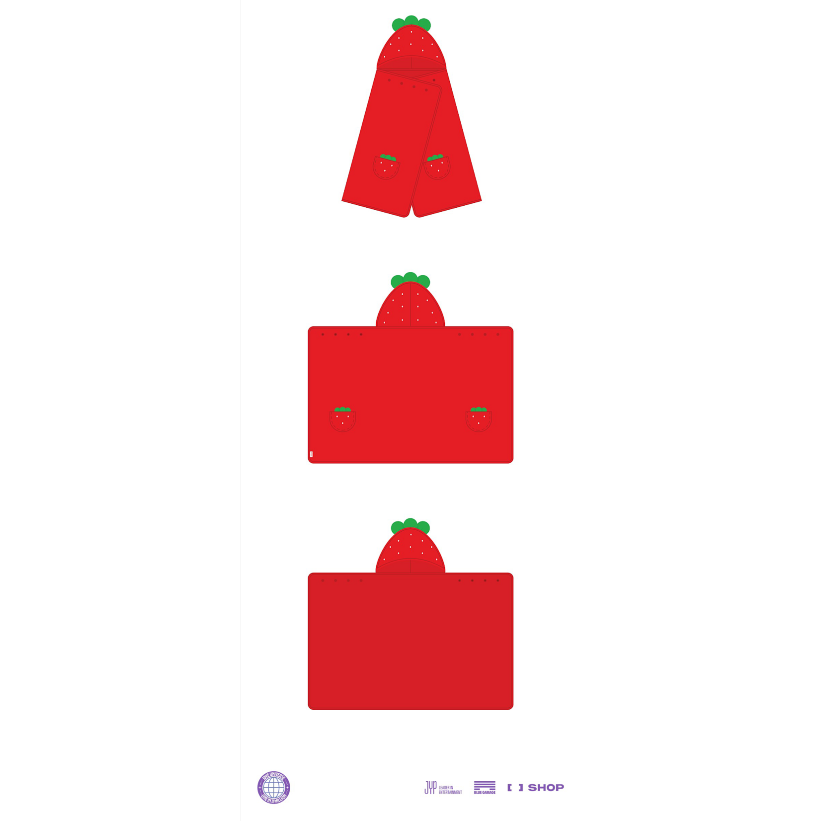 Twice TWICE - [10VE UNIVERSE] CHAEYOUNG STRAWBERRY BLANKET