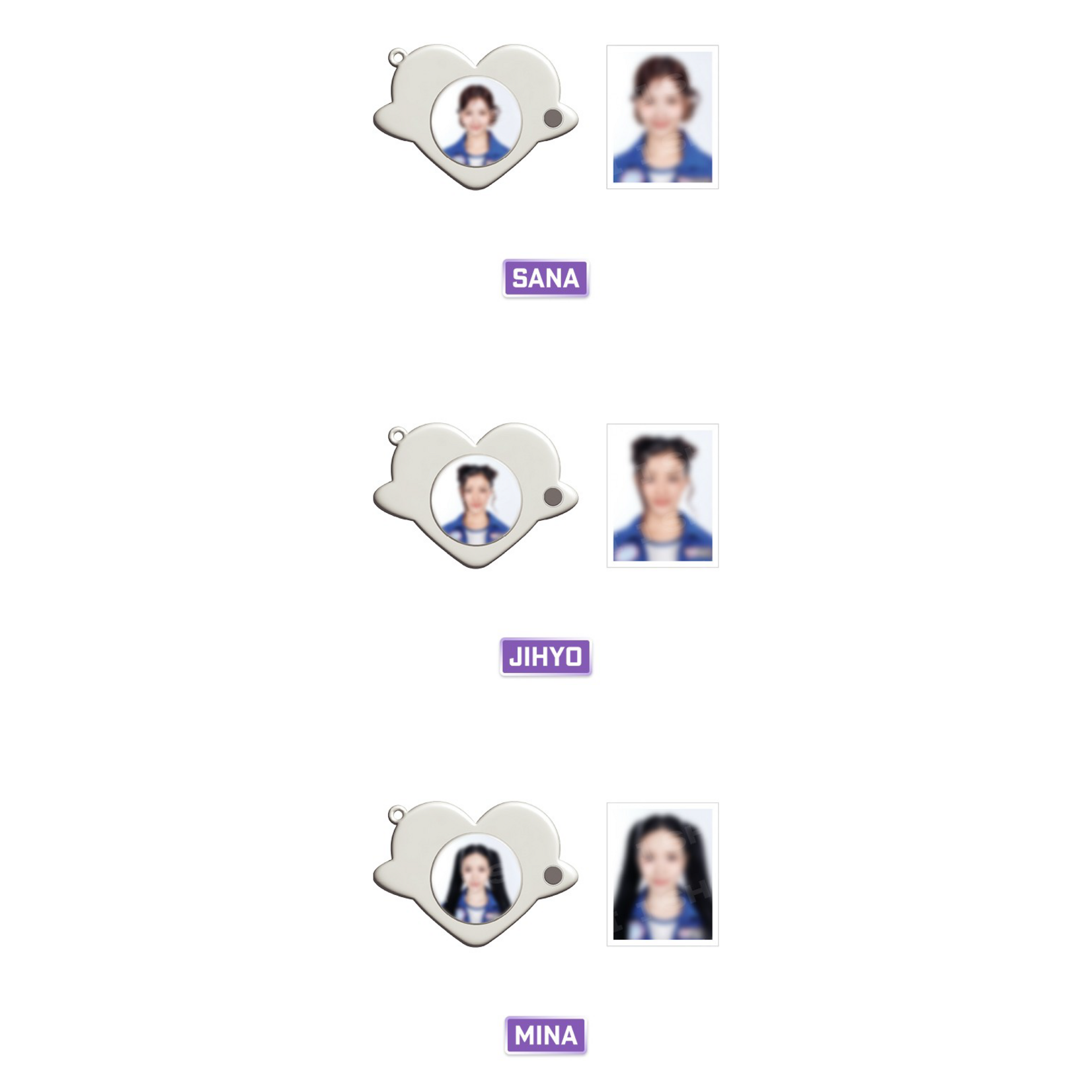 Twice TWICE - [10VE UNIVERSE] LOCKET PENDANT KEYRING