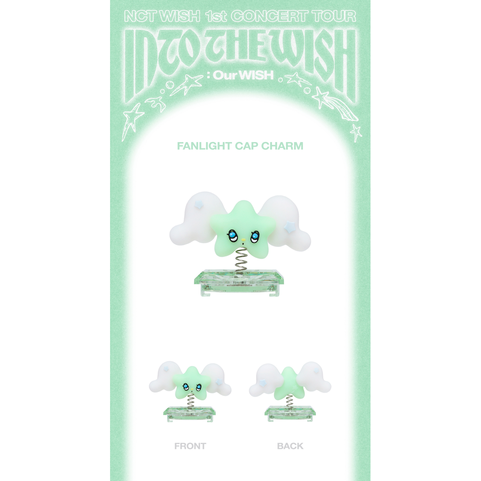 NCT NCT WISH - 1st CONCERT TOUR 'INTO THE WISH : Our WISH' MD WICHU FANLIGHT CAP CHARM