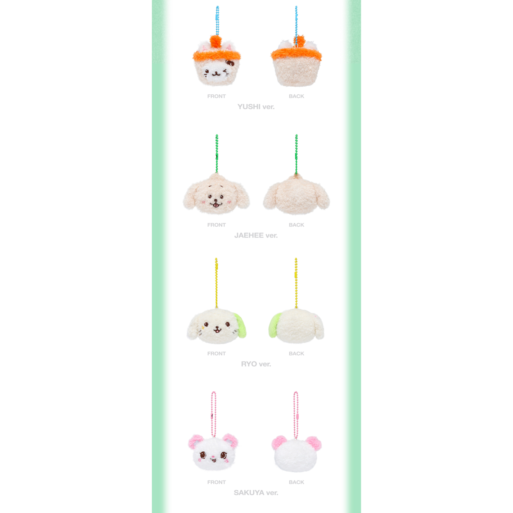 NCT NCT WISH - 1st CONCERT TOUR 'INTO THE WISH : Our WISH' MD FANLIGHT DOLL KEY RING