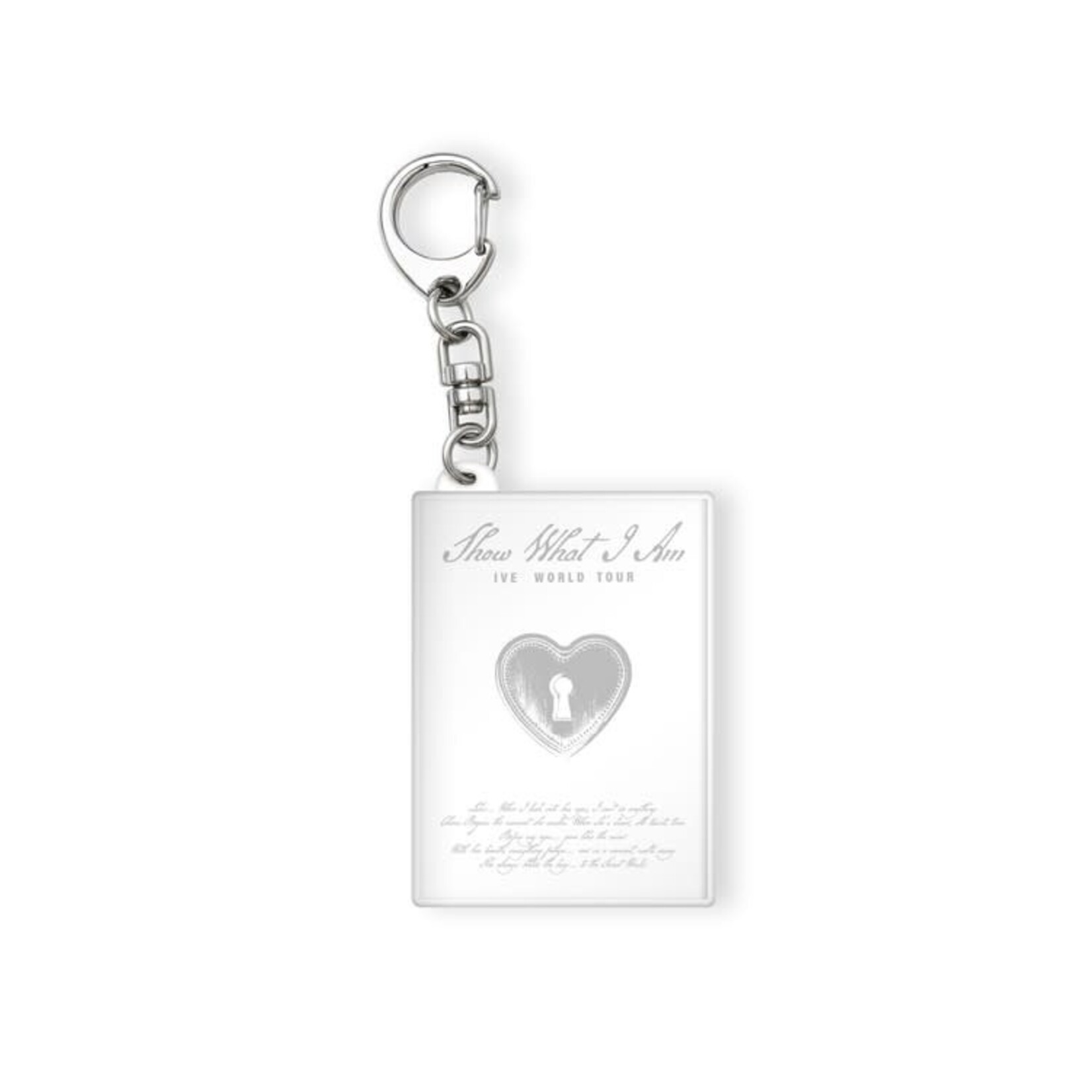 Ive IVE - WORLD TOUR [SHOW WHAT I AM] MINI BOOK KEYRING