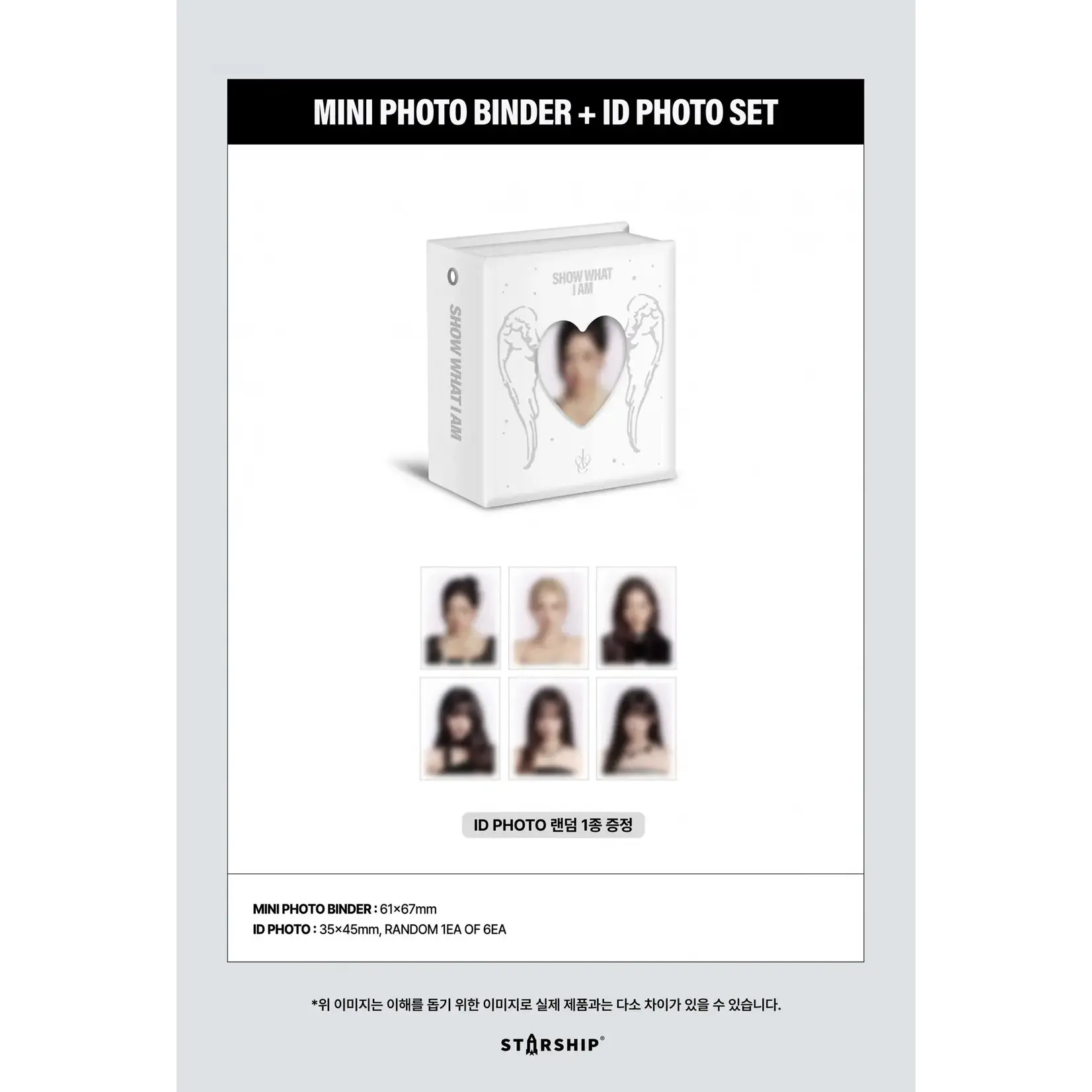 Ive IVE - WORLD TOUR [SHOW WHAT I AM] MINI PHOTO BINDER + ID PHOTO SET