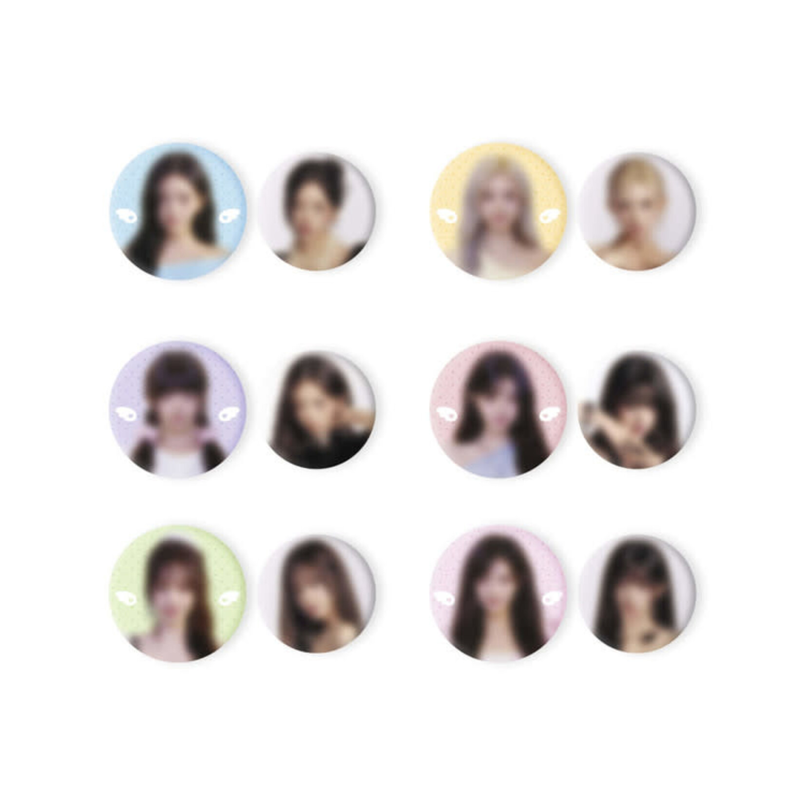 Ive IVE - WORLD TOUR [SHOW WHAT I AM] RANDOM PIN BUTTON SET