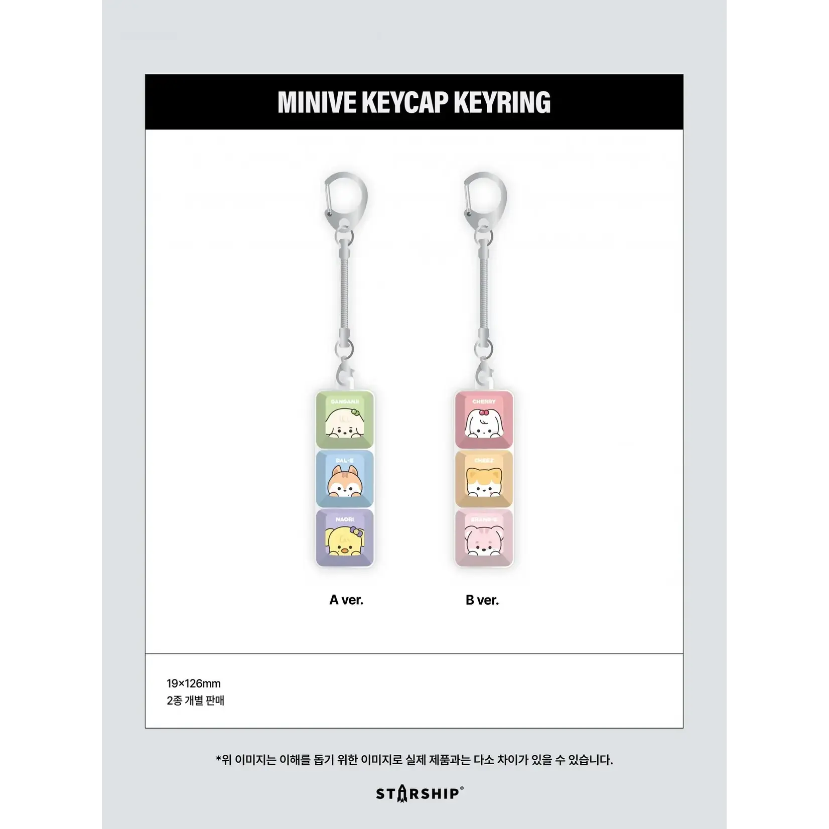 Ive IVE - WORLD TOUR [SHOW WHAT I AM] MINIVE KEYCAP KEYRING