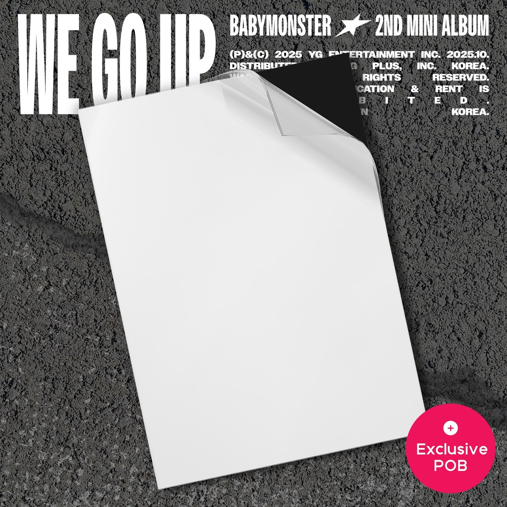 BABYMONSTER BABYMONSTER - 2nd MINI ALBUM [WE GO UP] (WE Ver.) + Random 2 Photocards (KNPOPS)