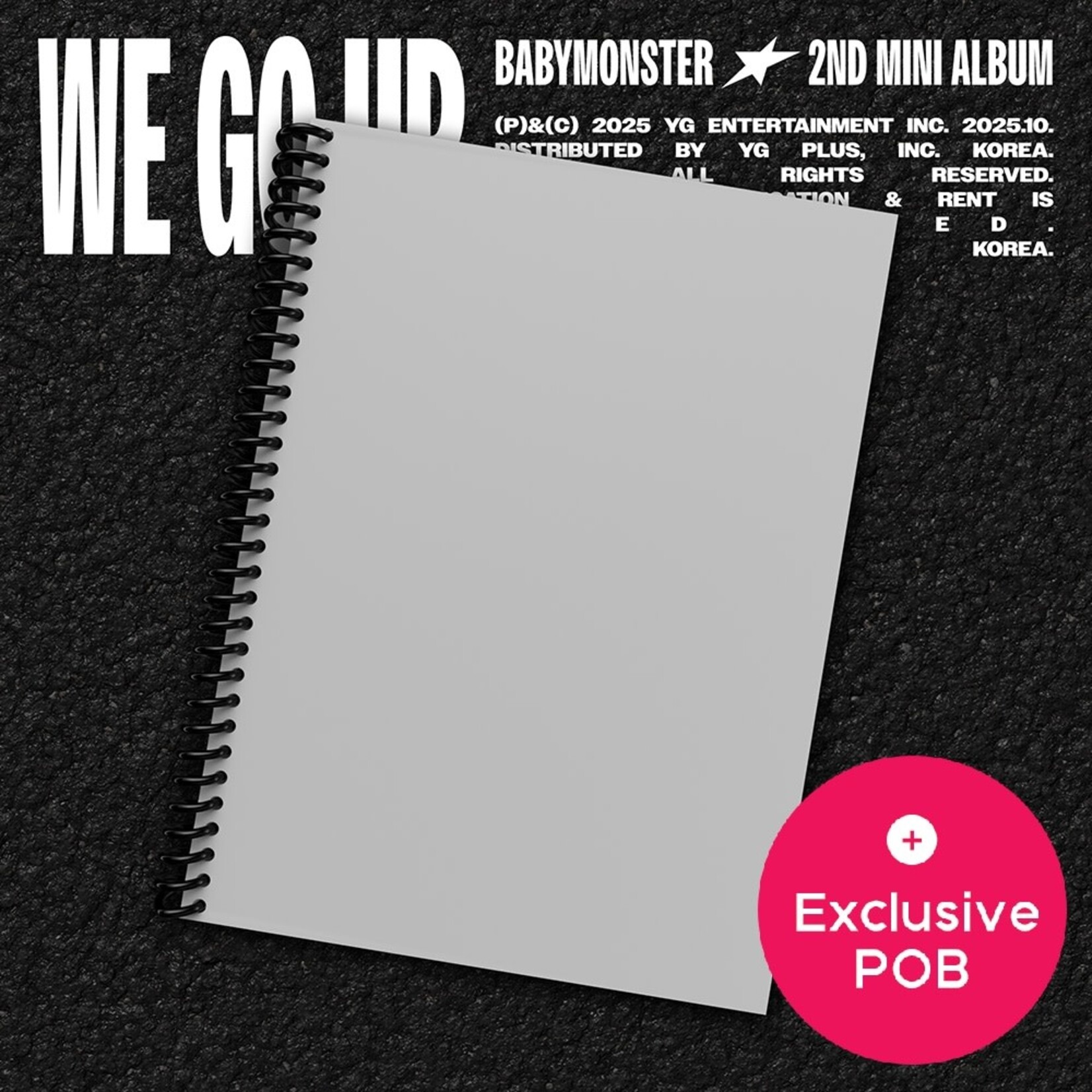 BABYMONSTER BABYMONSTER - 2nd MINI ALBUM [WE GO UP] (GO Ver.) + Random 2 Photocards (KNPOPS)