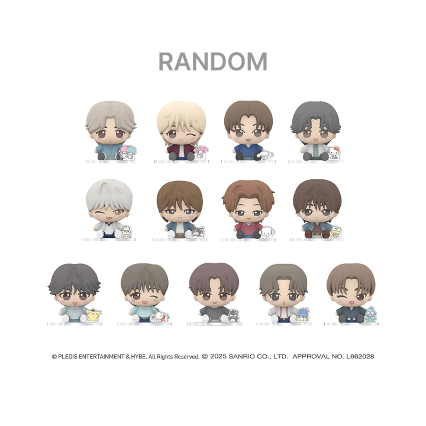 Seventeen SEVENTEEN - SEVENTEEN x SANRIO CHARACTERS collab : Figures (random)