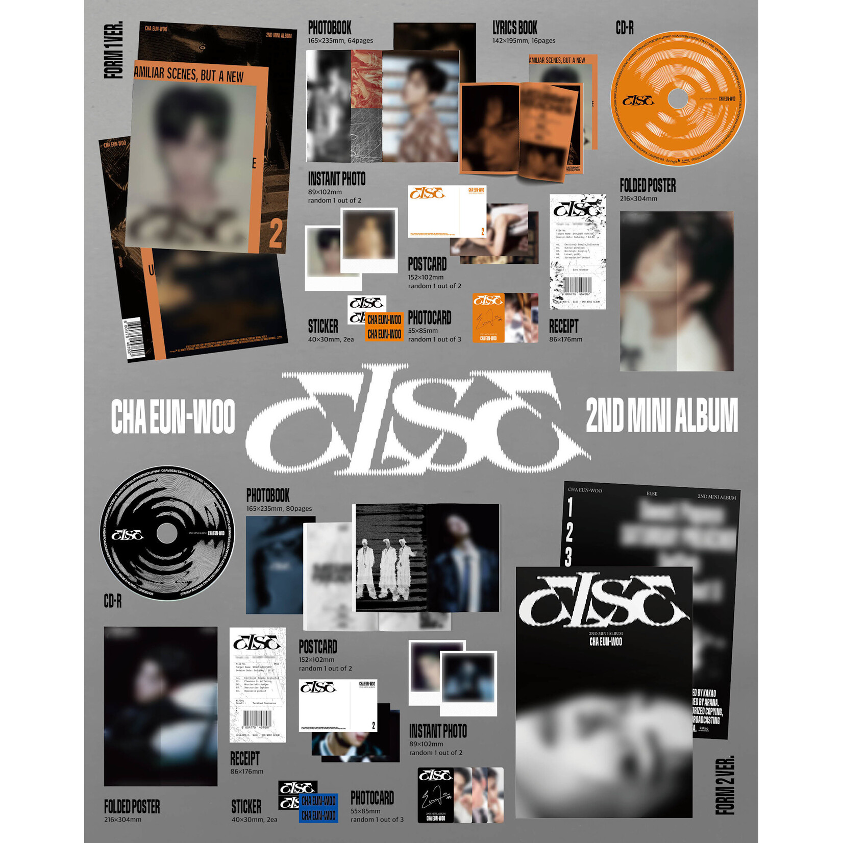 Astro CHA EUN-WOO - 2ND MINI ALBUM [ELSE] (Photobook Ver.)