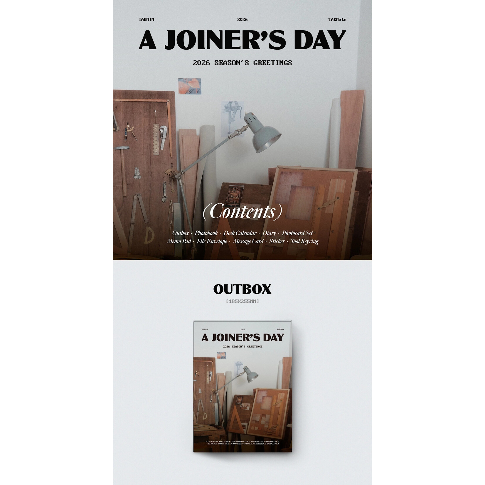 Shinee TAEMIN - 2026 SEASON'S GREETINGS [A JOINER’S DAY]