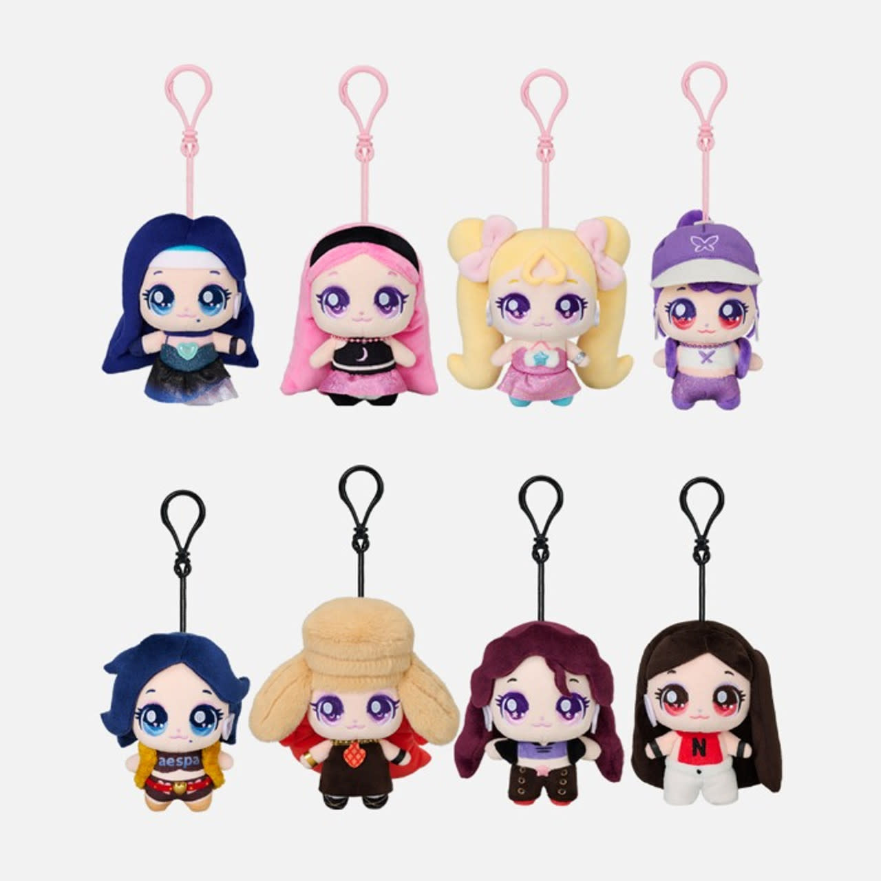 aespa - Teenieping X aespa - SURPRISE PLUSH KEYRING (RANDOM) - K-Town
