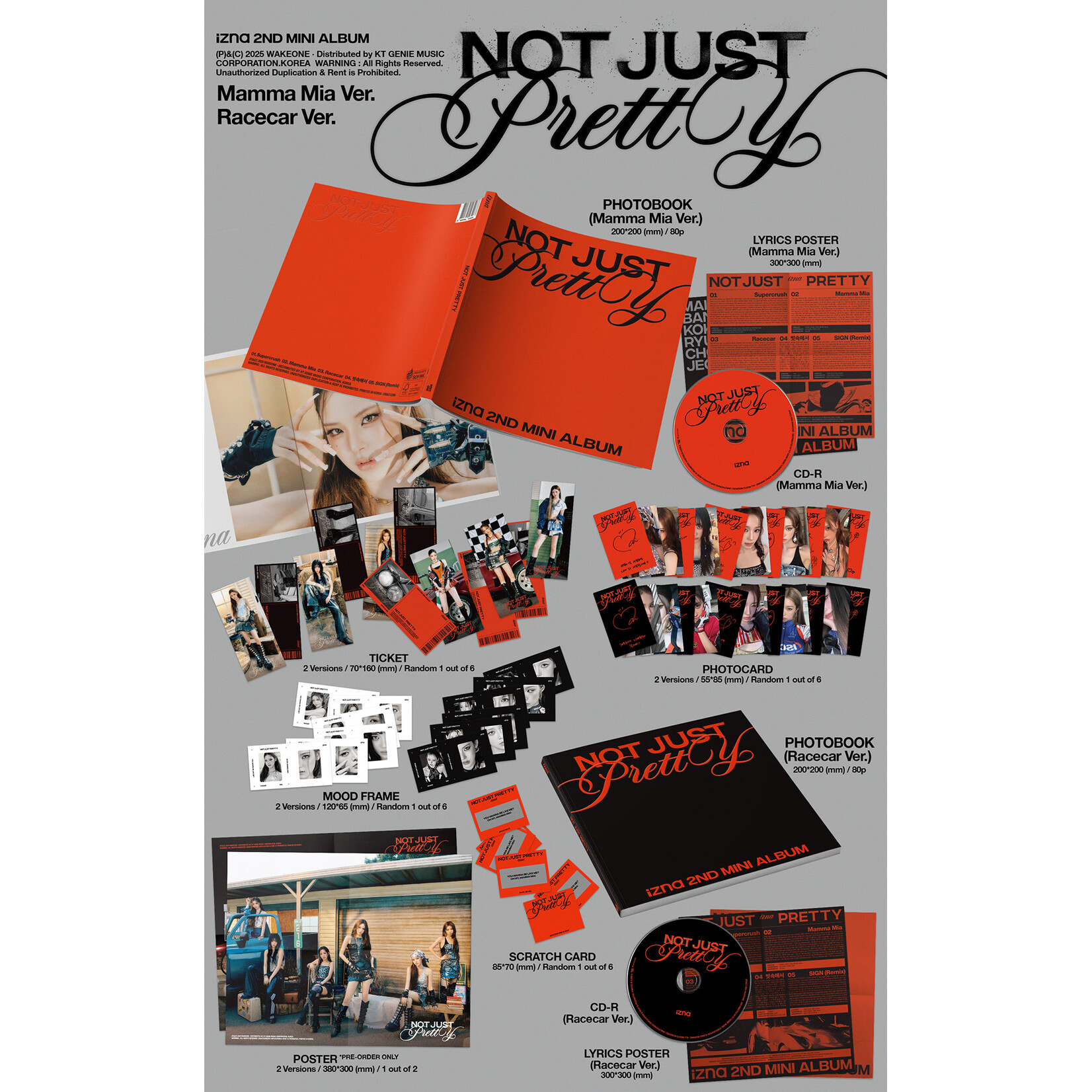 izna izna - 2ND MINI ALBUM [Not Just Pretty] (Photobook Ver.)