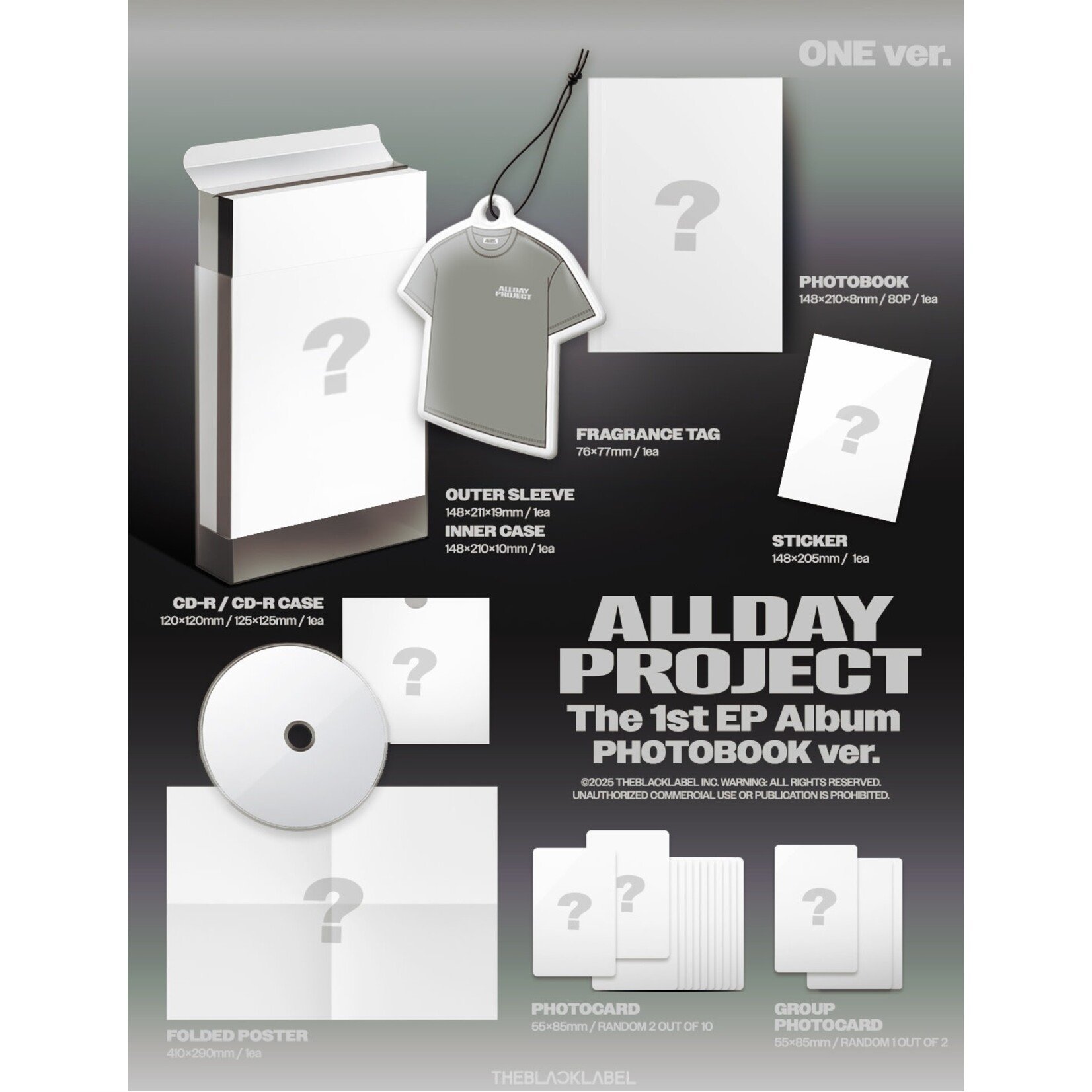 ALLDAY PROJECT ALLDAY PROJECT - The 1st EP Album [ALLDAY PROJECT] PHOTOBOOK ver. + Random Photocard (KTOWN4U)